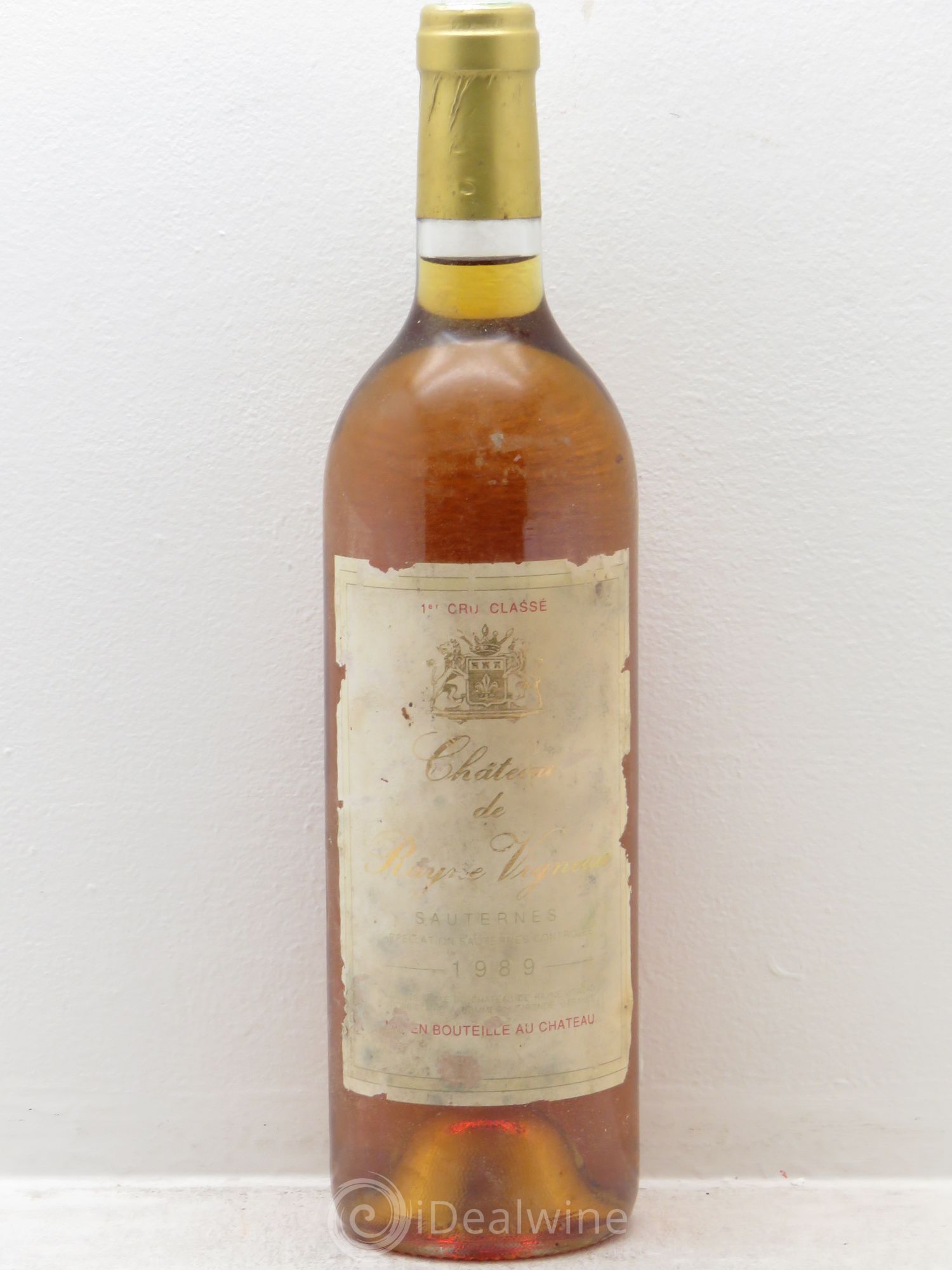 Château de Rayne Vigneau 1er Grand Cru Classé 1989 - Lotto di 1 bottiglia - 0