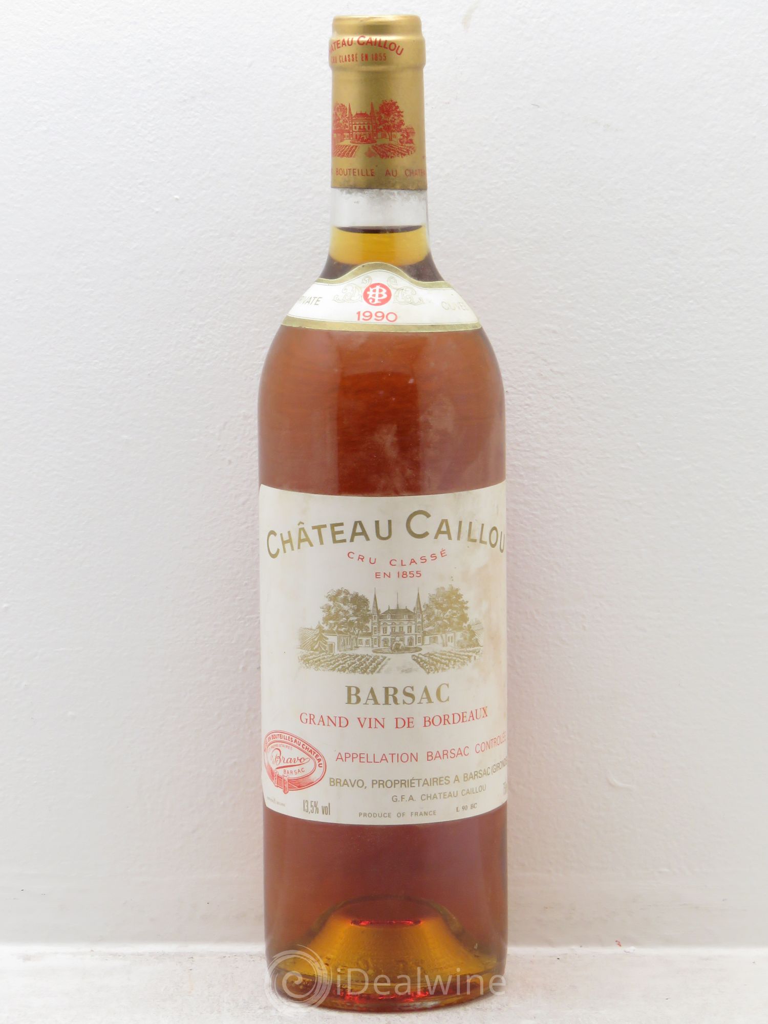 Château Caillou - Private Cuvée 1990 - Lot de 1 bouteille - 0