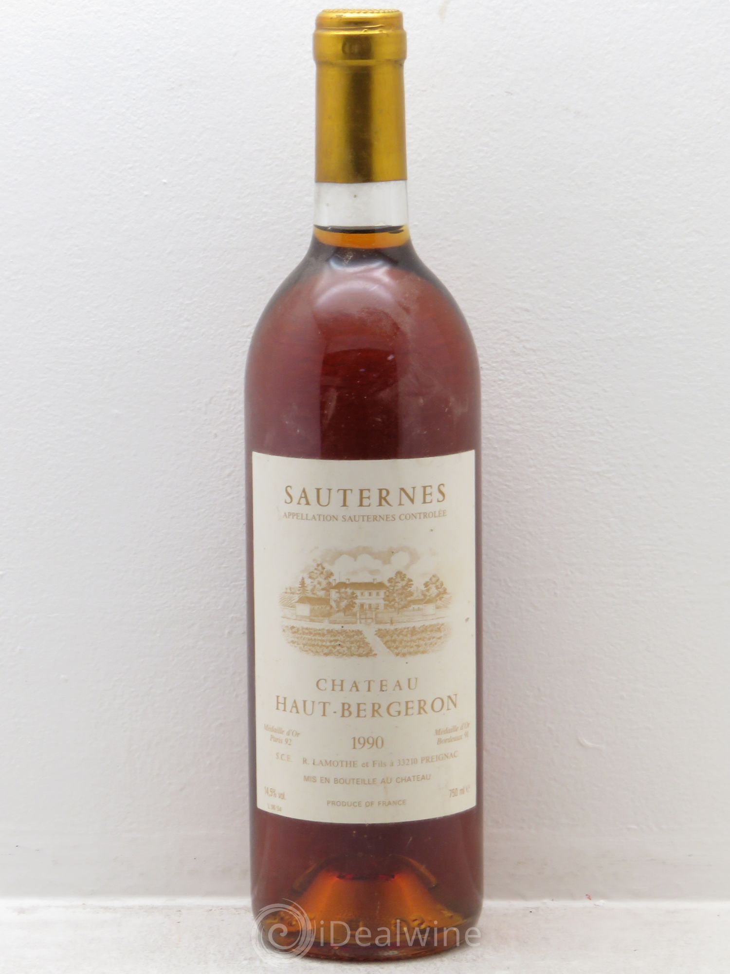 Château Haut-Bergeron 1990 - Lotto di 1 bottiglia - 0
