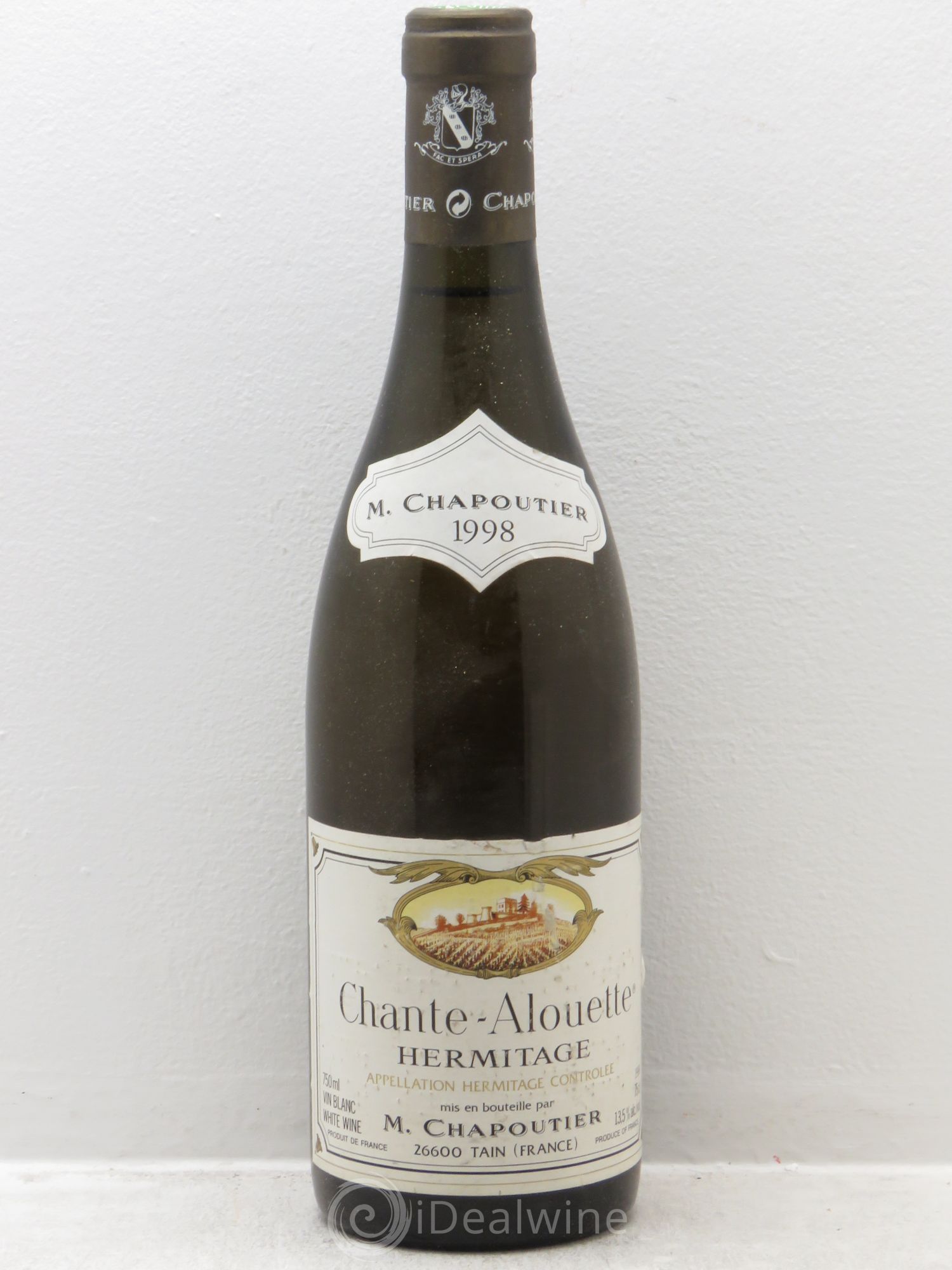 Hermitage Chante Alouette Chapoutier 1998 - Lot de 1 bouteille - 0