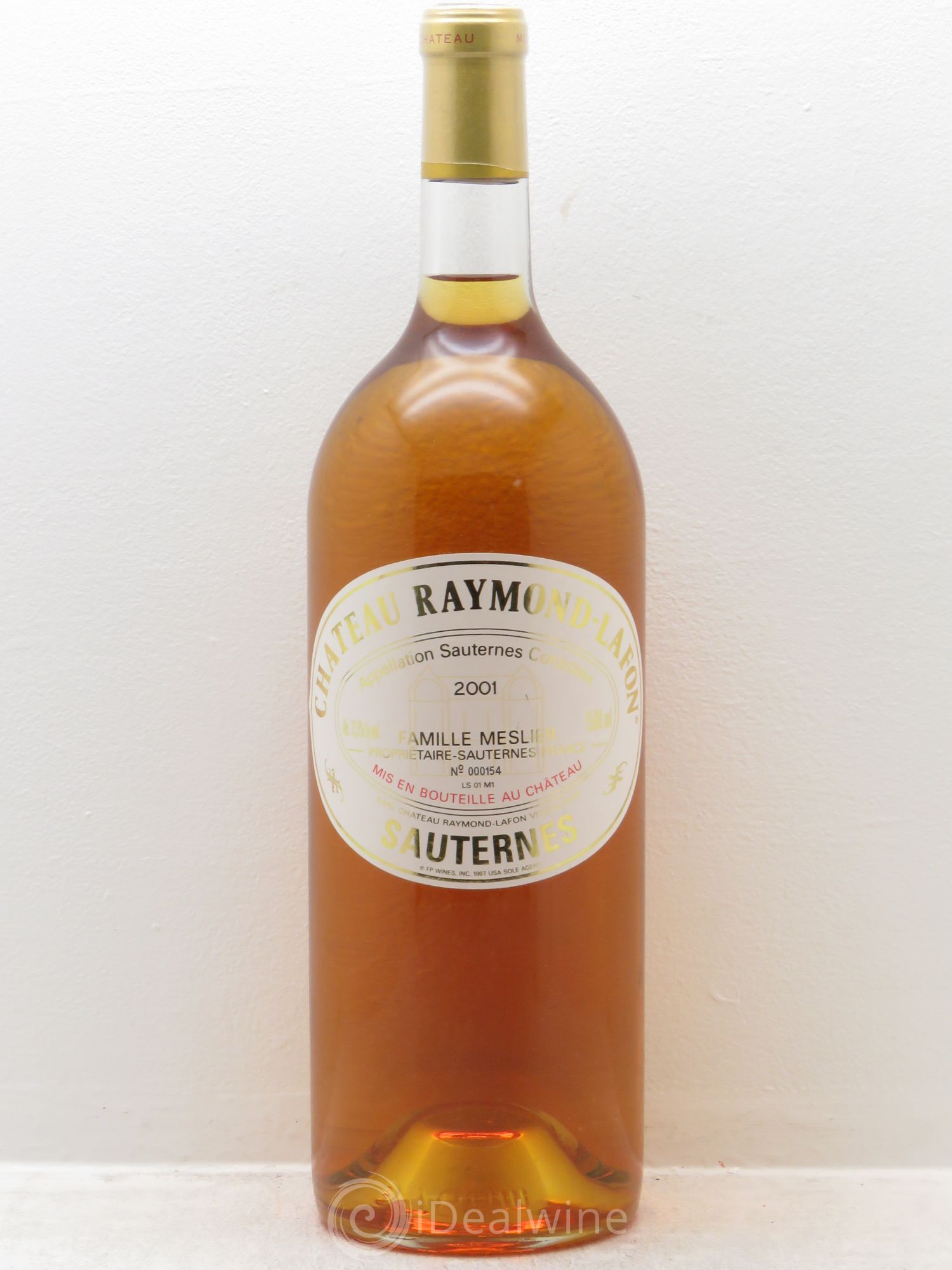 Château Raymond Lafon 2001 - Posten von 1 Magnum - 0