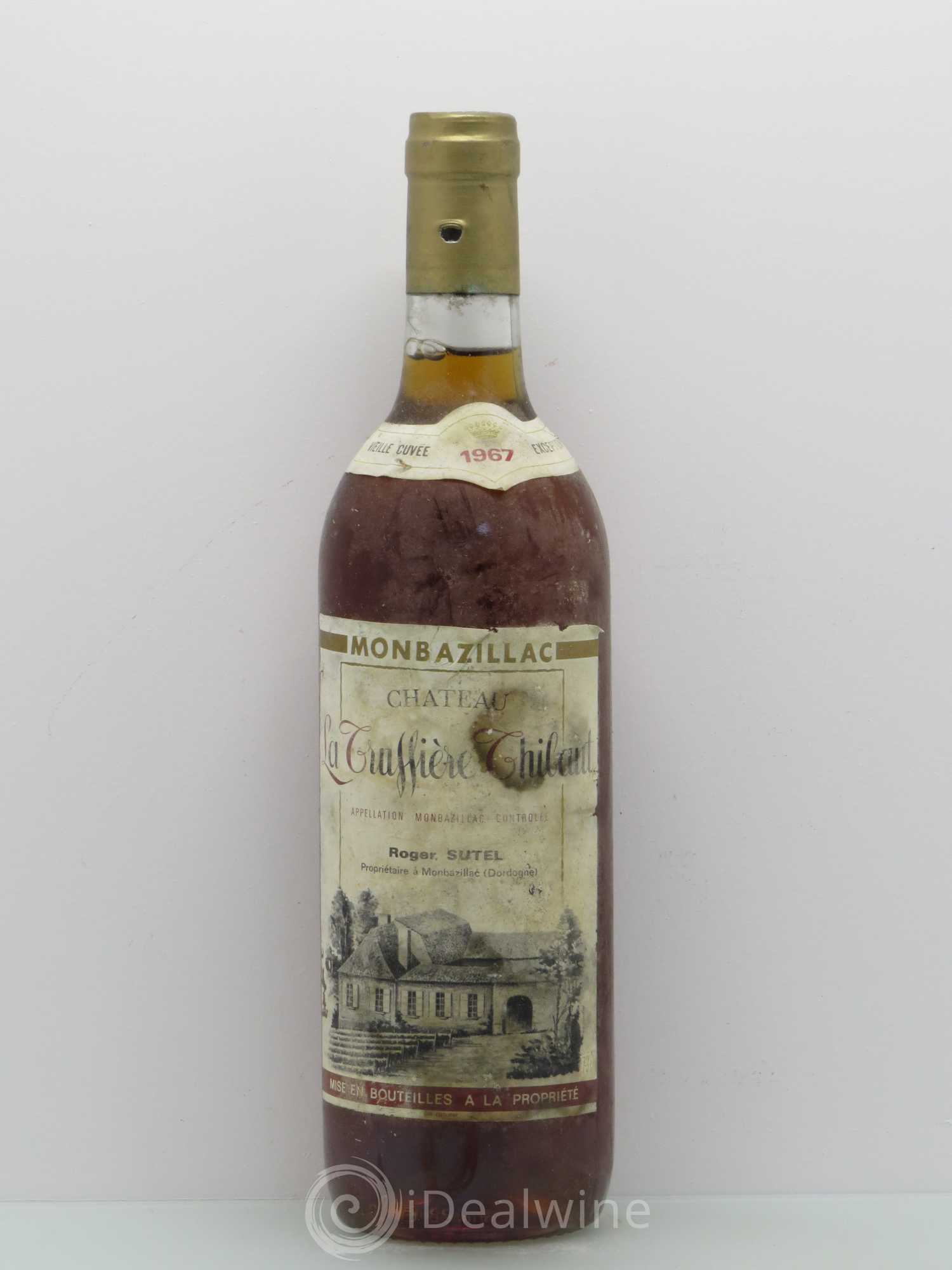 Monbazillac La Truffière Thibaut Roger Sutel - vieille cuvée exceptionnelle 1967 - Posten von 1 Flasche - 0