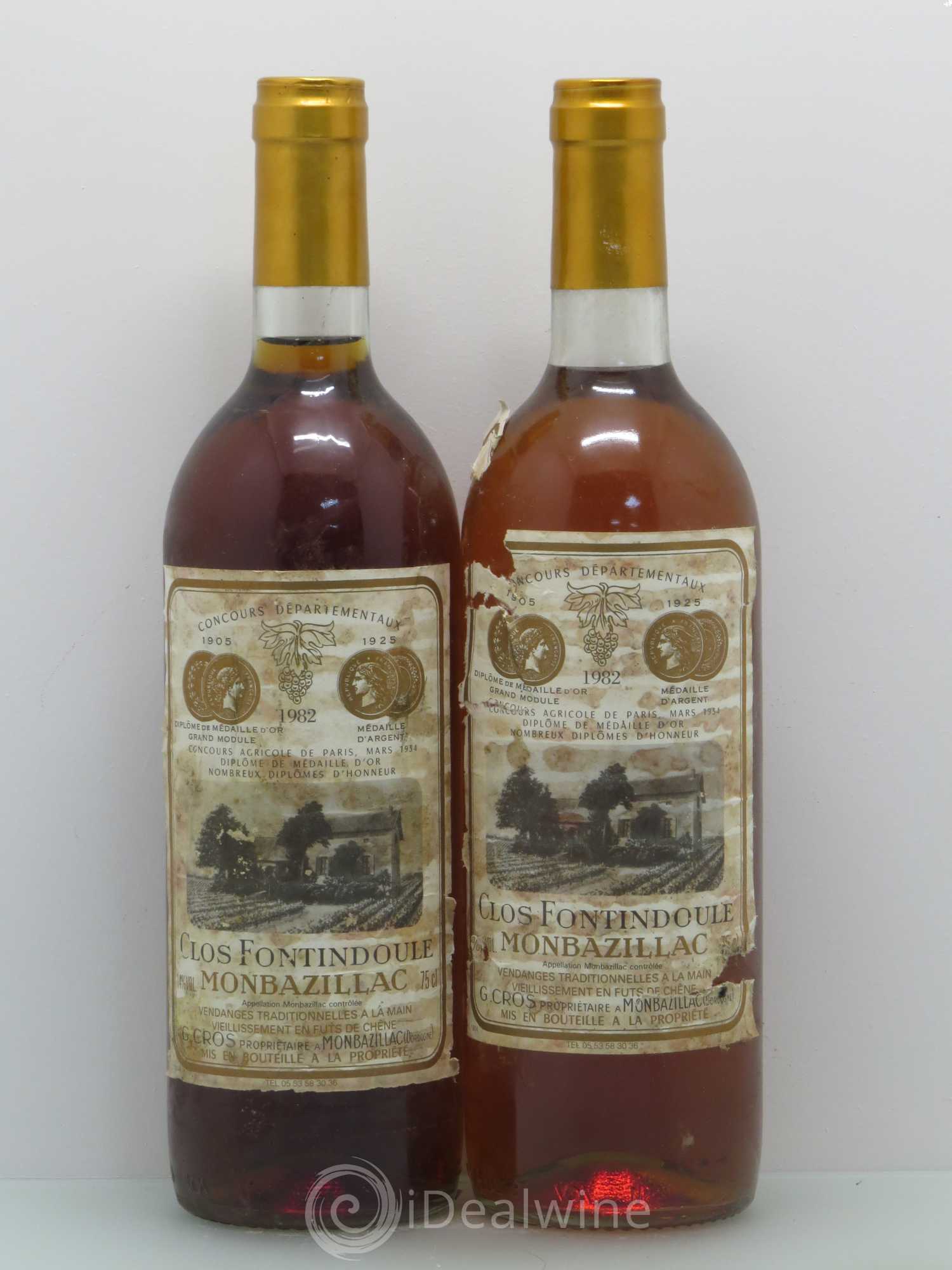 Monbazillac Clos Fontindoule - G.Cros 1982 - Lotto di 2 bottiglie - 0