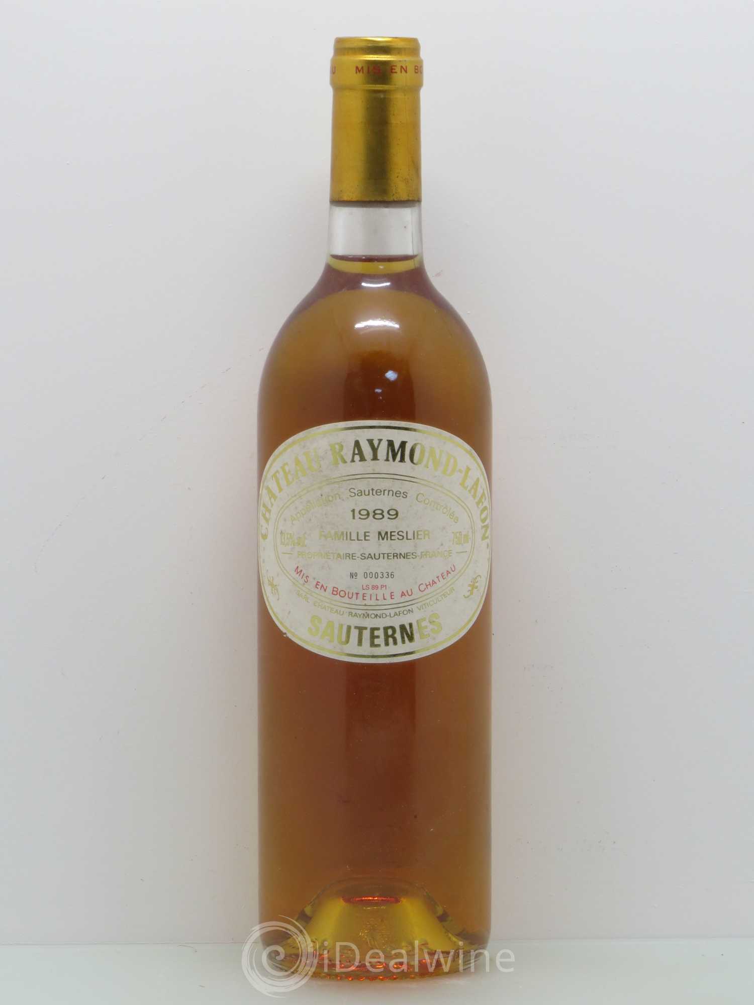 Château Raymond Lafon 1989 - Lotto di 1 bottiglia - 0