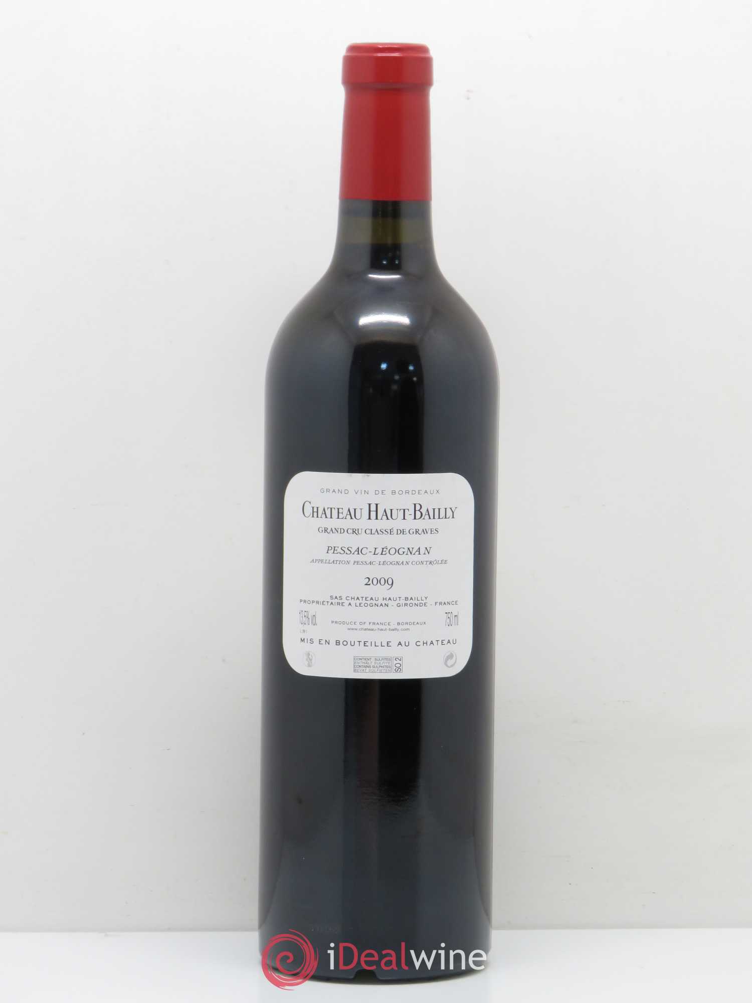 Château Haut-Bailly Cru Classé de Graves 2009 - Lot de 1 bouteille - 1