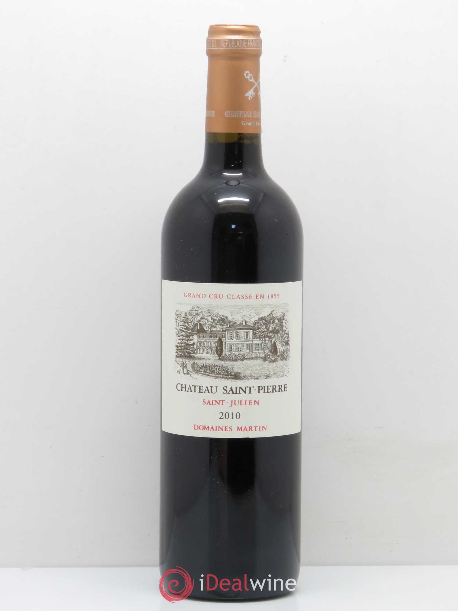 Château Saint-Pierre 4ème Grand Cru Classé 2010 - Lot de 1 bouteille - 0