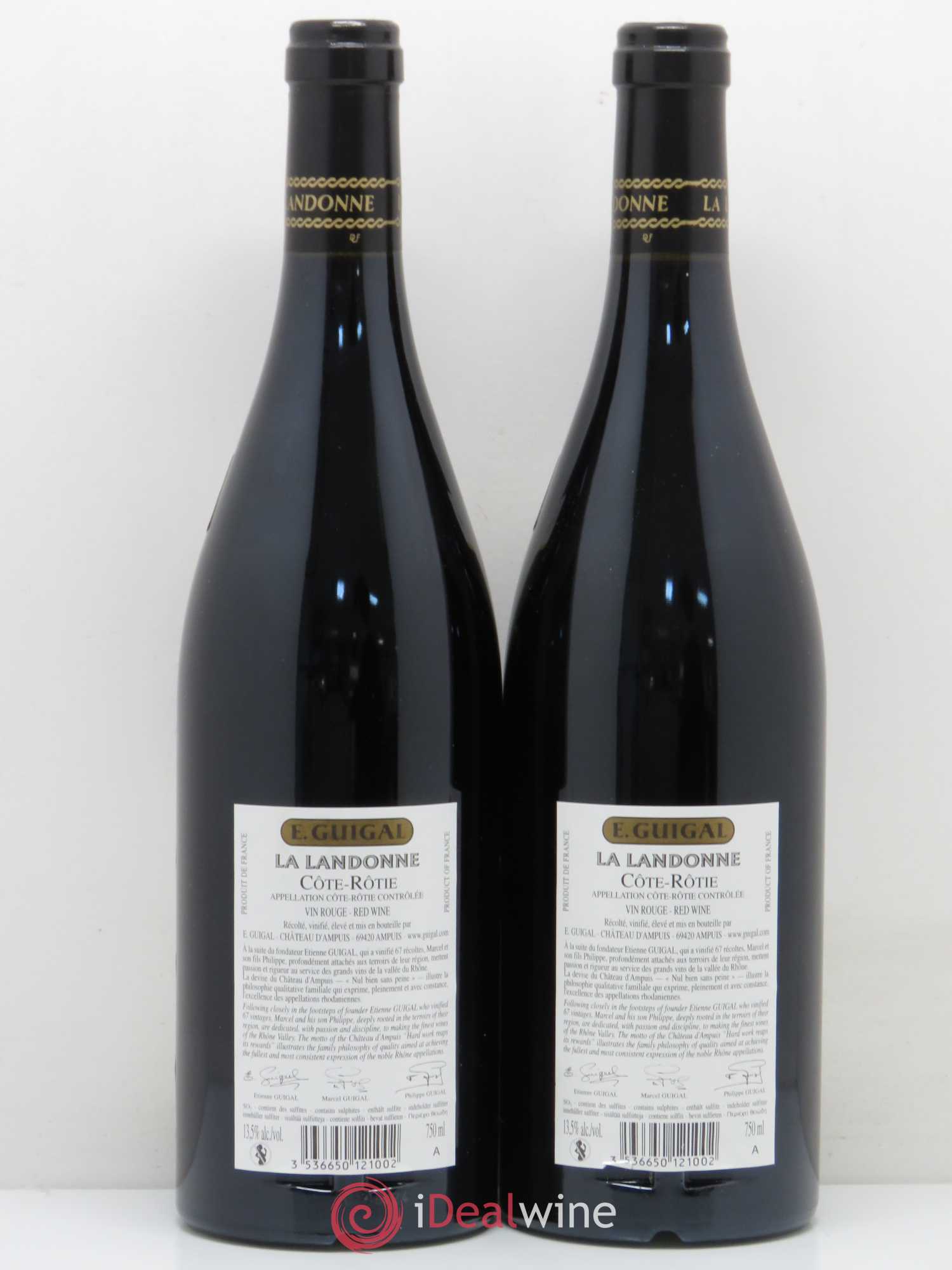 Côte-Rôtie La Landonne Guigal 2014 - Lot de 2 bouteilles - 1