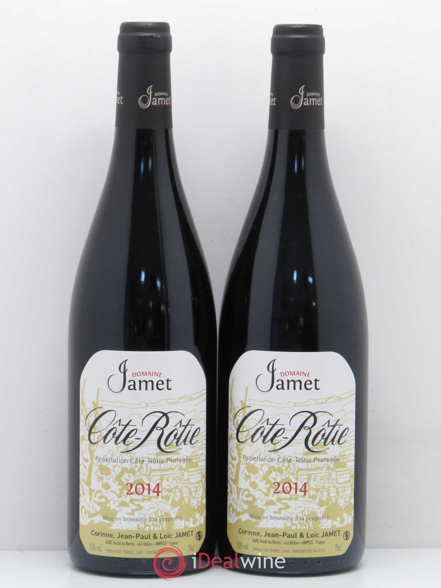 Côte-Rôtie Jamet (Domaine) 2014 - Lot de 2 bouteilles - 0