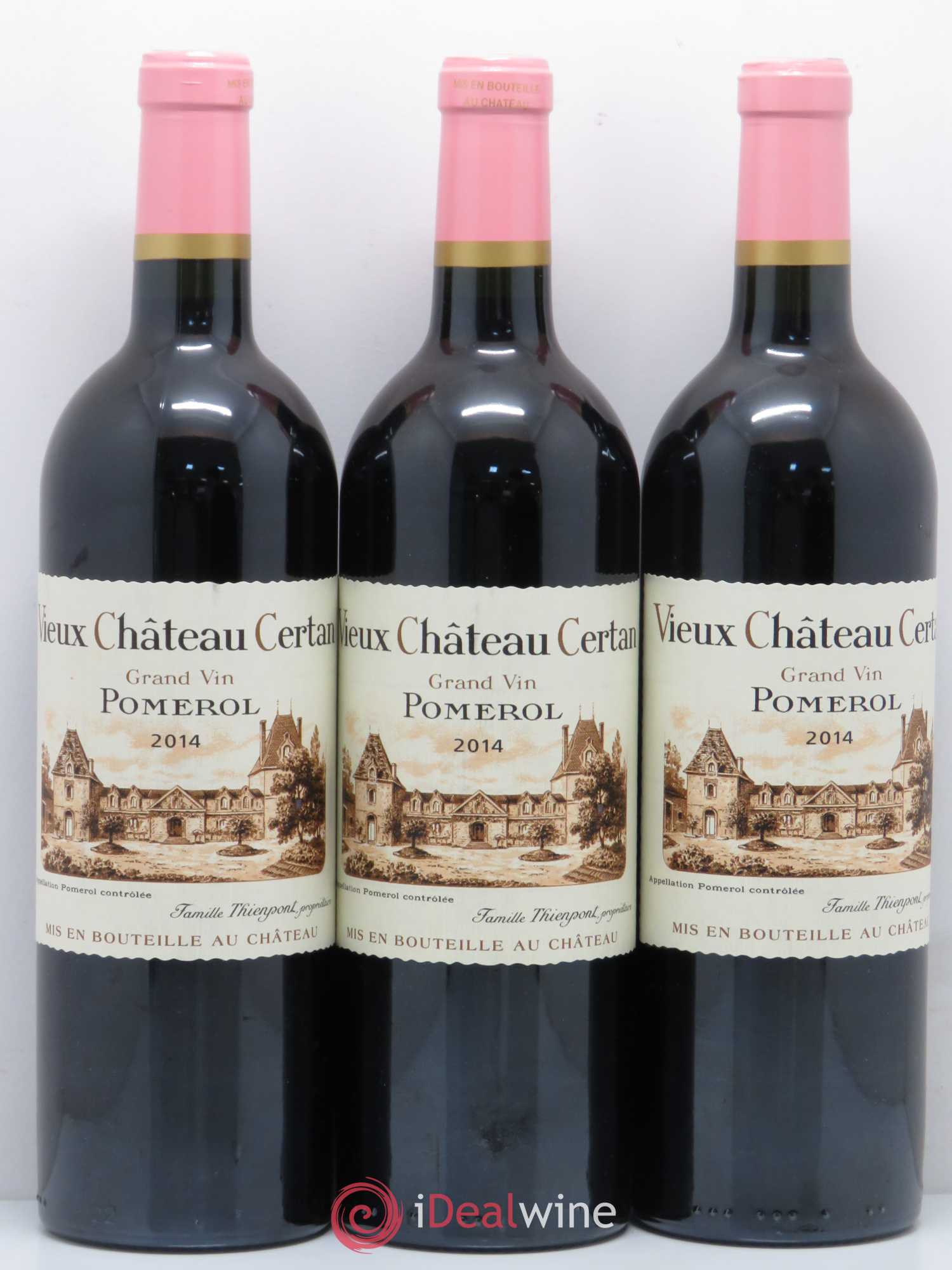 Vieux Château Certan 2014 - Lot de 3 bouteilles - 0