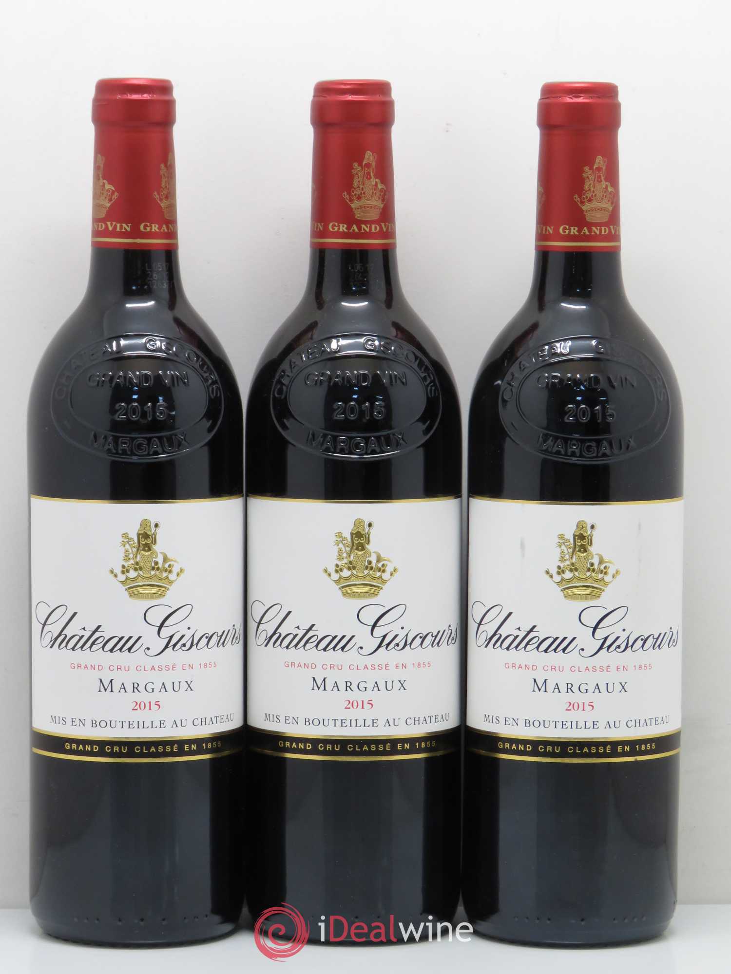 Château Giscours 3ème Grand Cru Classé 2015 - Lot de 3 bouteilles - 0