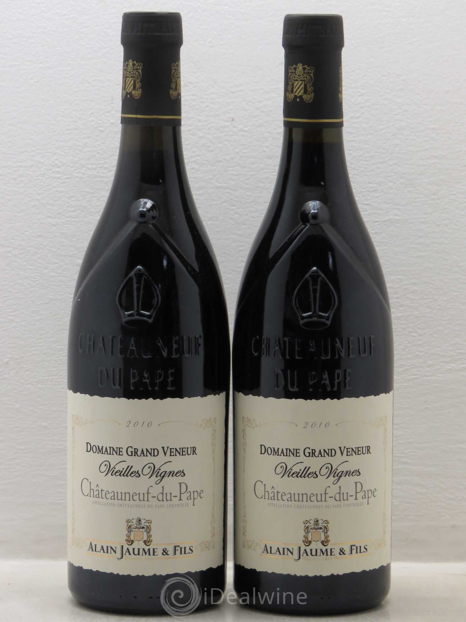 Châteauneuf-du-Pape Domaine Grand Veneur. Vieilles vignes 2010 - Posten von 2 Flaschen - 0