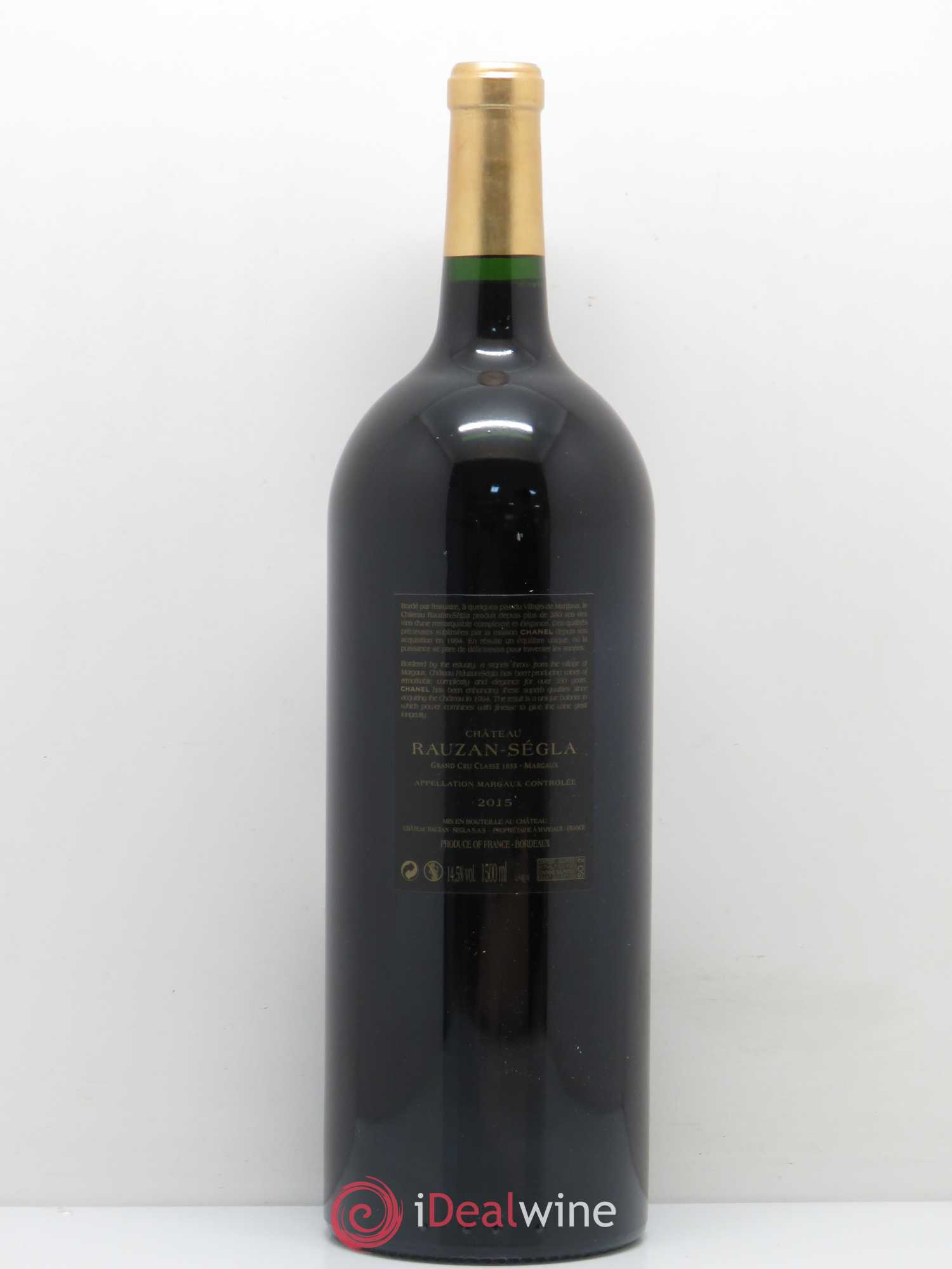Château Rauzan Ségla Grand Cru Classé 2015 - Posten von 1 Magnum - 1