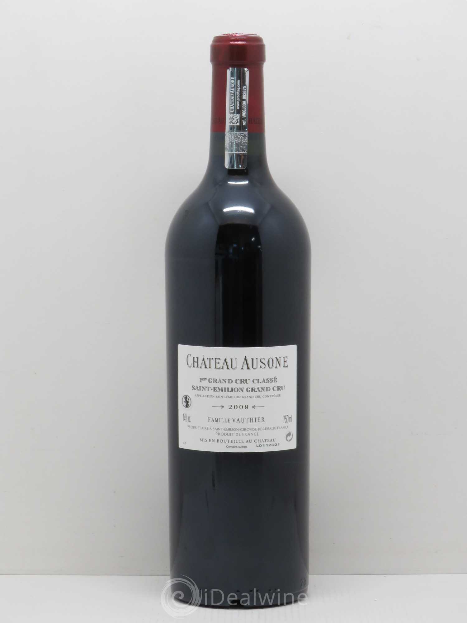 Château Ausone 1er Grand Cru Classé A 2009 - Lot de 1 bouteille - 1