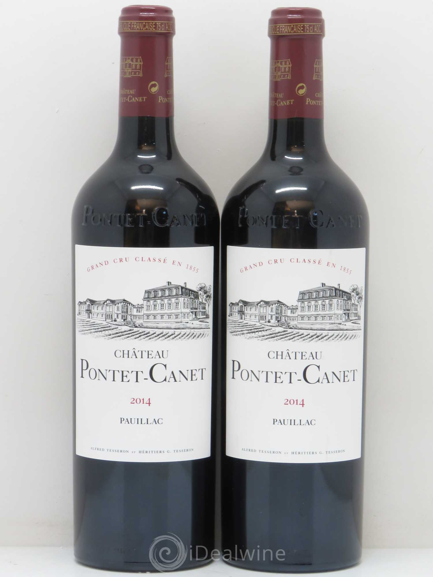 Château Pontet Canet 5ème Grand Cru Classé 2014 - Lot de 2 bouteilles - 0