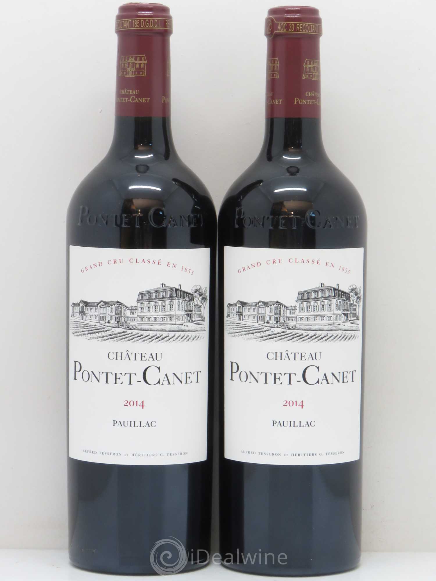 Château Pontet Canet 5ème Grand Cru Classé 2014 - Lot de 2 bouteilles - 0