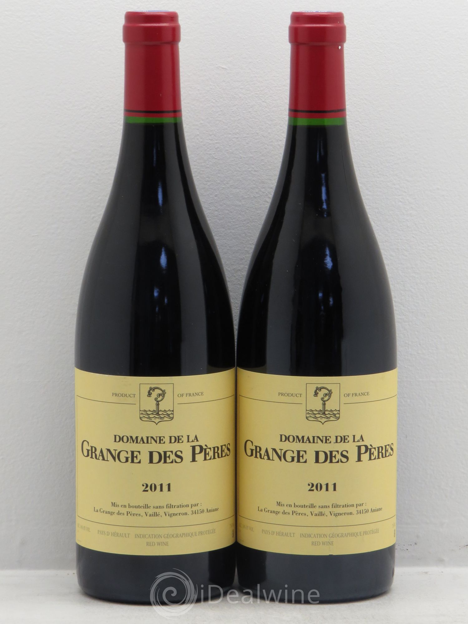 Pays d'Hérault Grange des Pères Laurent Vaillé 2011 - Lot de 2 bouteilles - 0