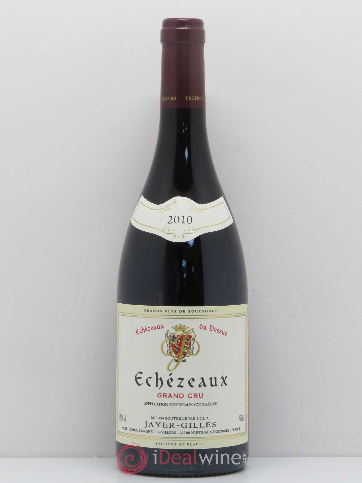 Echezeaux Grand Cru Jayer-Gilles 2010 - Lot de 1 bouteille - 0