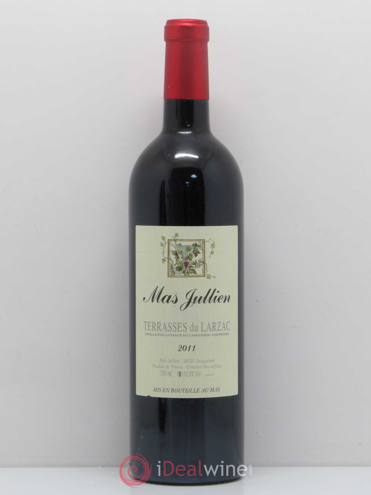 Terrasses du Larzac Mas Jullien Olivier Jullien 2011 - Lot de 1 bouteille - 0