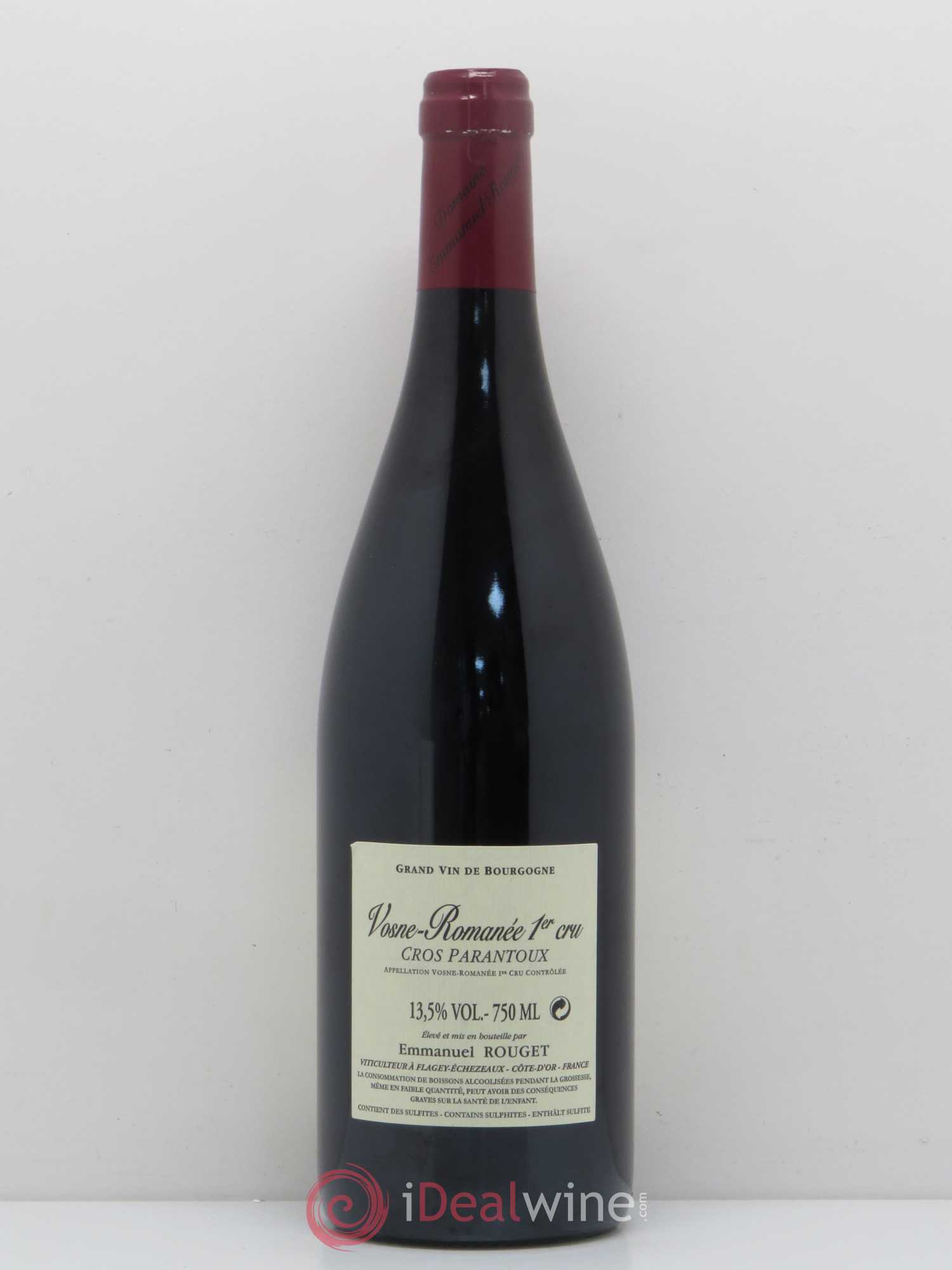 Vosne-Romanée 1er Cru Cros Parantoux Emmanuel Rouget 2014 - Lot de 1 bouteille - 1