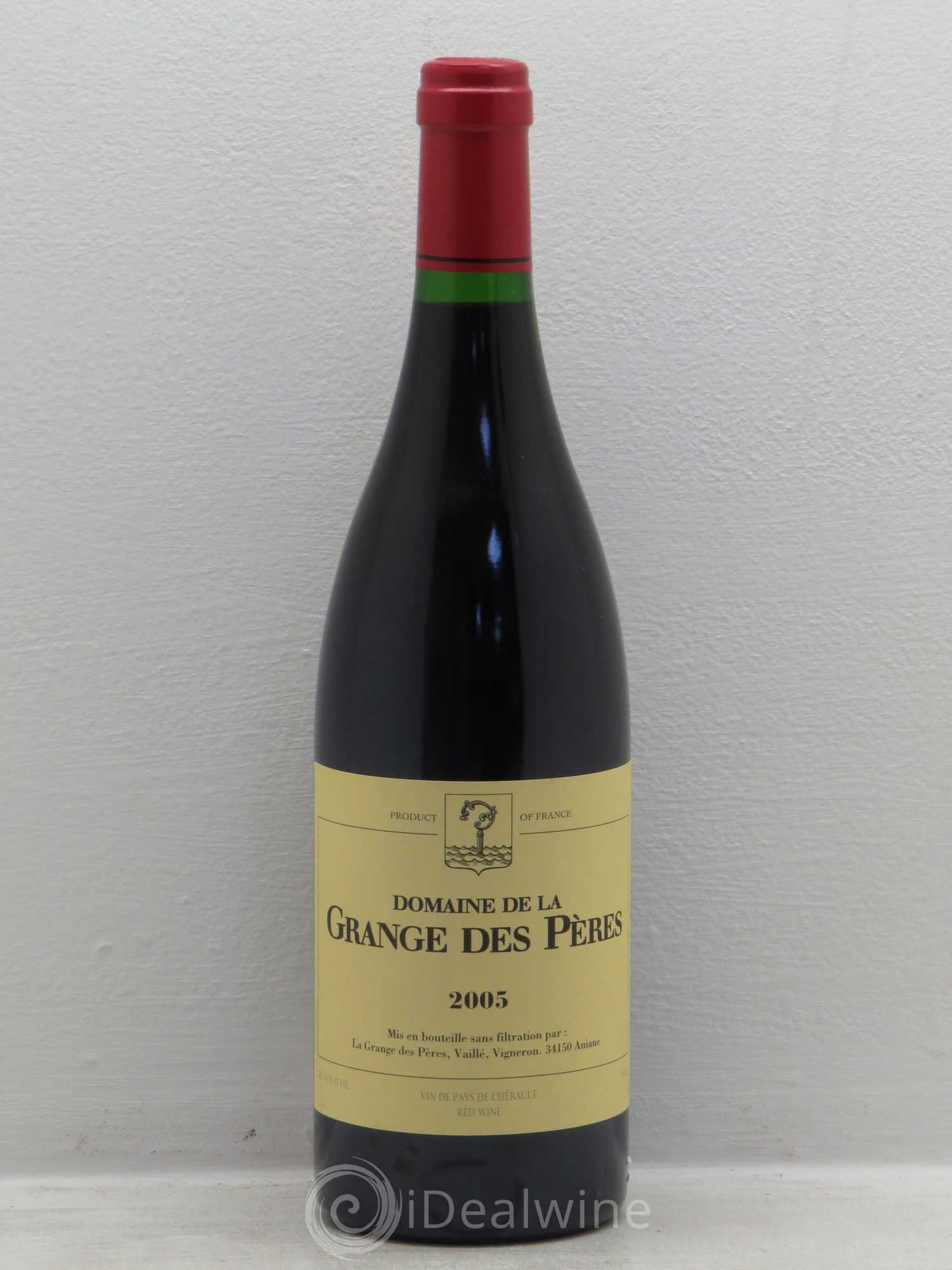 Pays d'Hérault Grange des Pères Laurent Vaillé 2005 - Lot de 1 bouteille - 0
