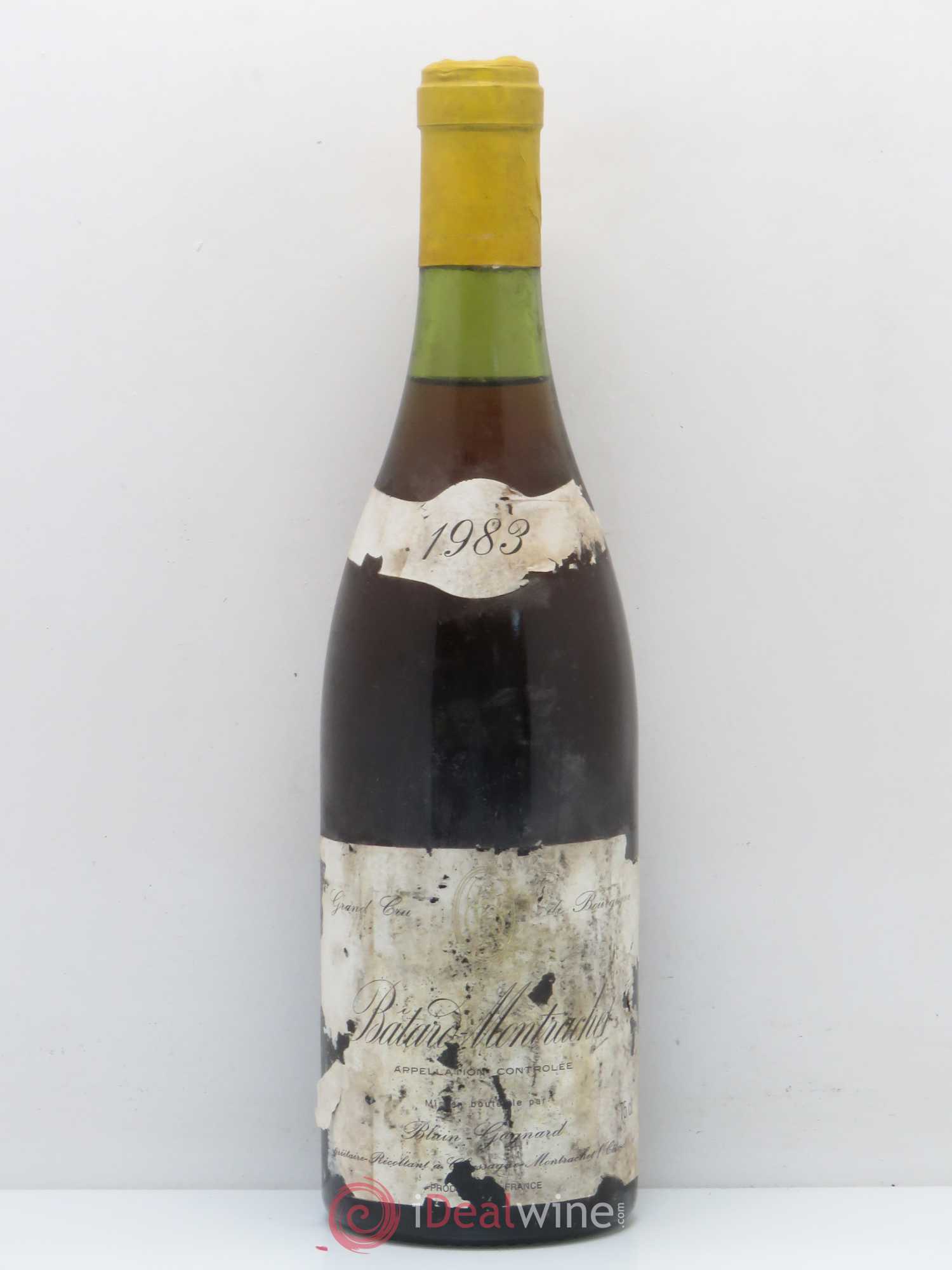 Bâtard-Montrachet Grand Cru Blain-Gagnard (Domaine) 1983 - Lot de 1 bouteille - 0