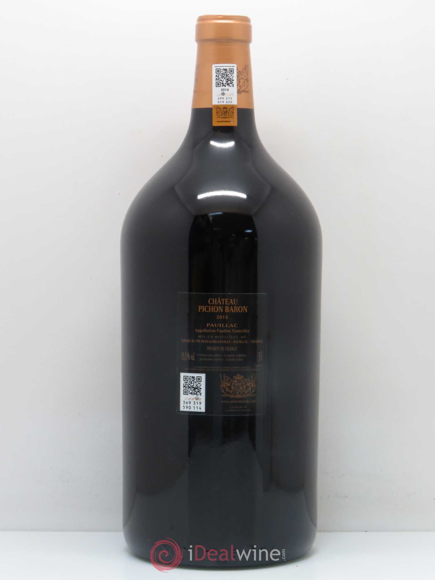 Pichon Longueville Baron 2ème Grand Cru Classé 2014 - Lot de 1 double magnum - 1