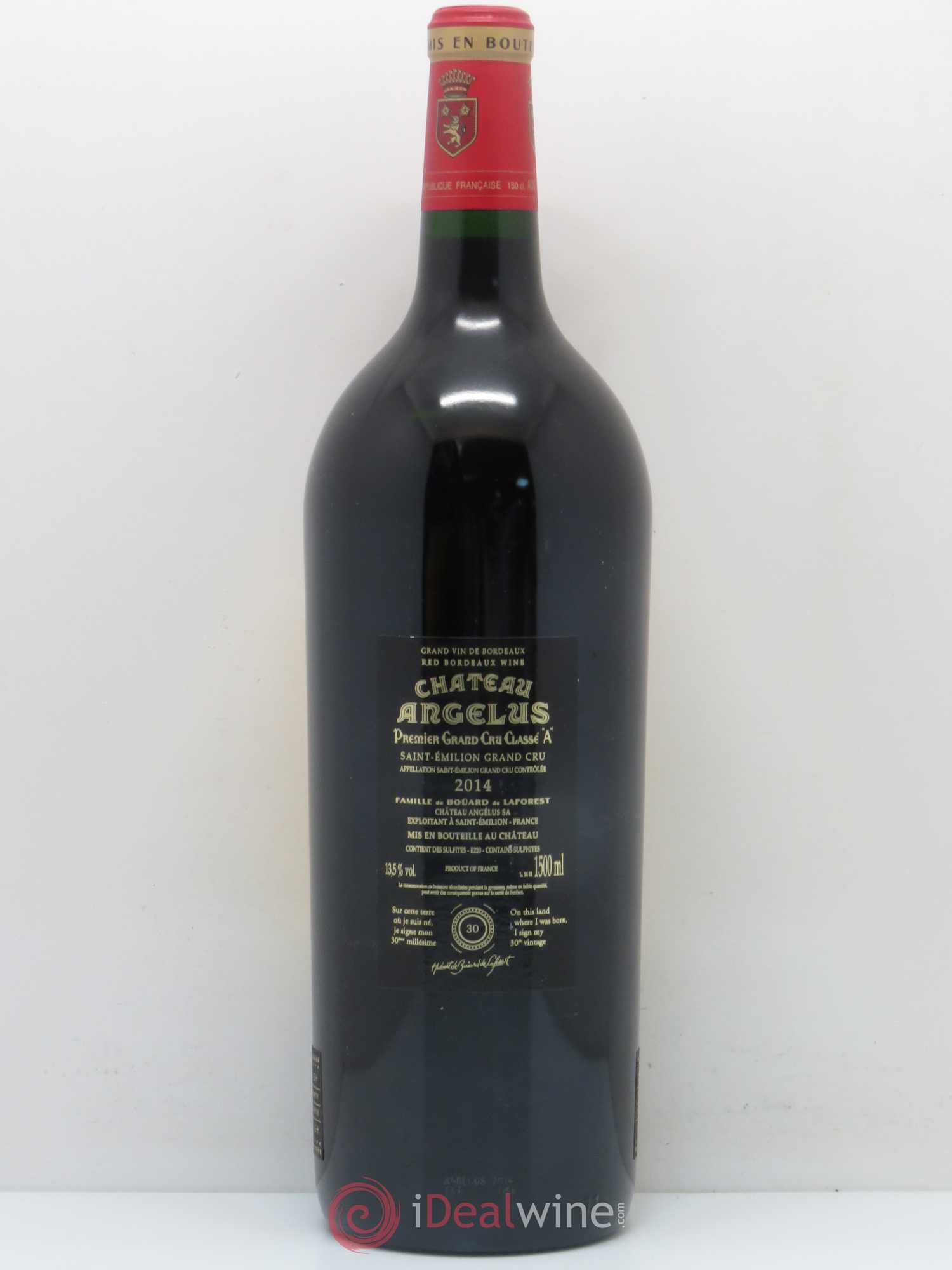 Château Angélus 1er Grand Cru Classé A 2014 - Lot de 1 magnum - 1