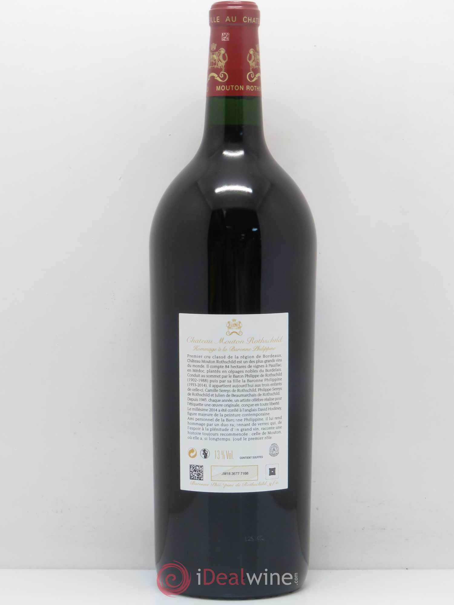 Château Mouton Rothschild 1er Grand Cru Classé 2014 - Lot de 1 magnum - 1