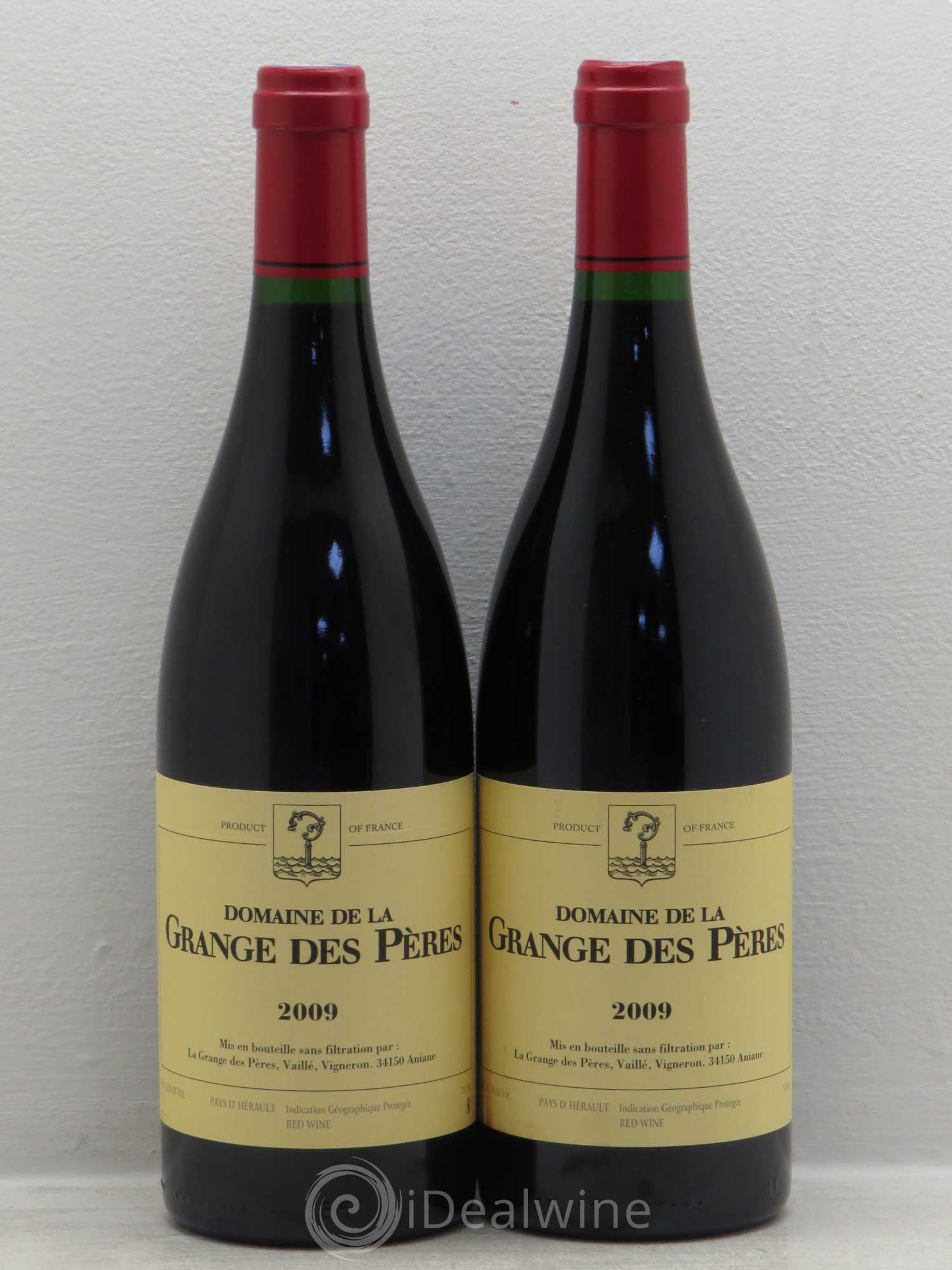 Pays d'Hérault Grange des Pères Laurent Vaillé 2009 - Lot de 2 bouteilles - 0