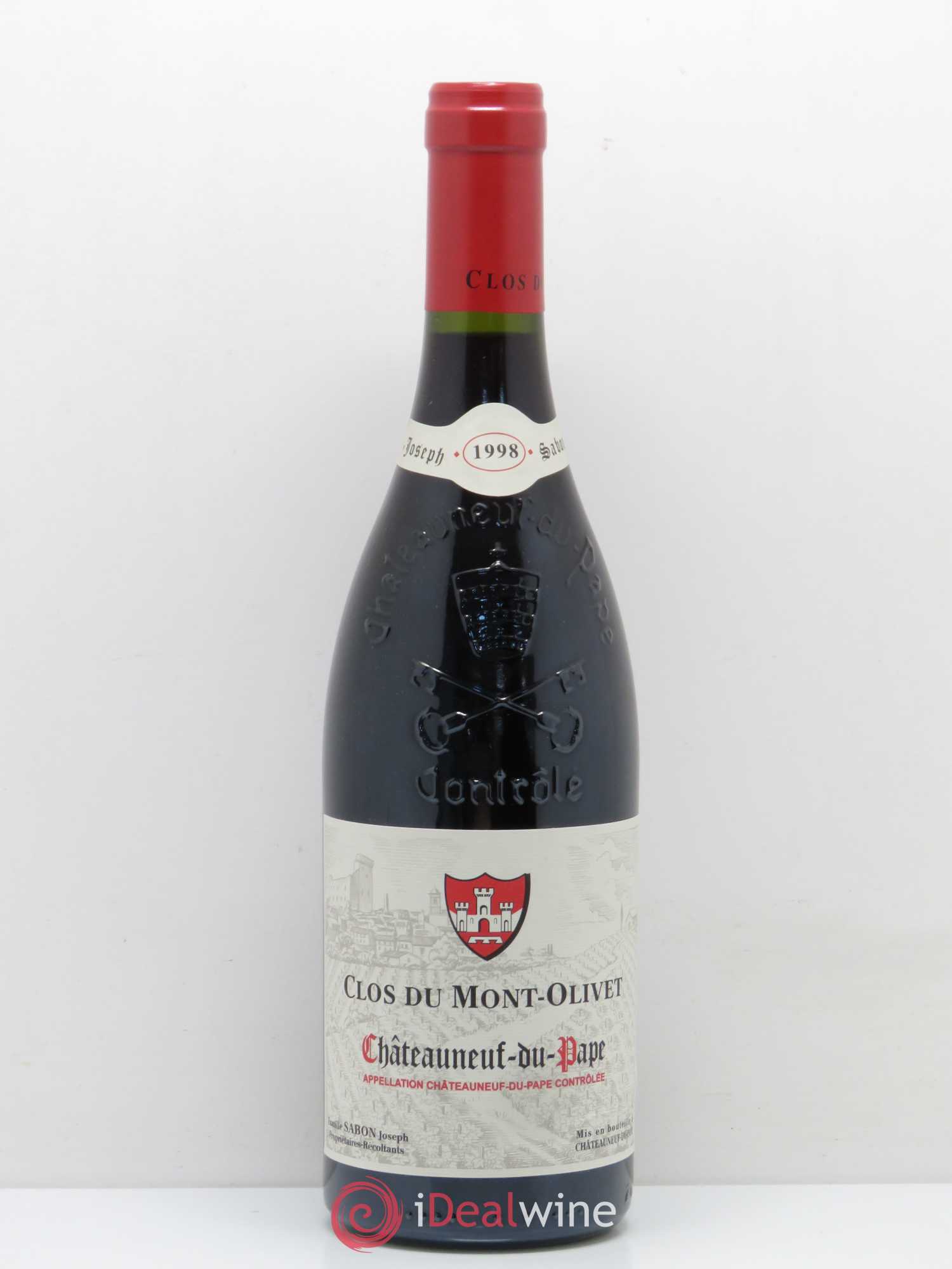 Châteauneuf-du-Pape Clos du Mont-Olivet 1998 - Lot de 1 bouteille - 0