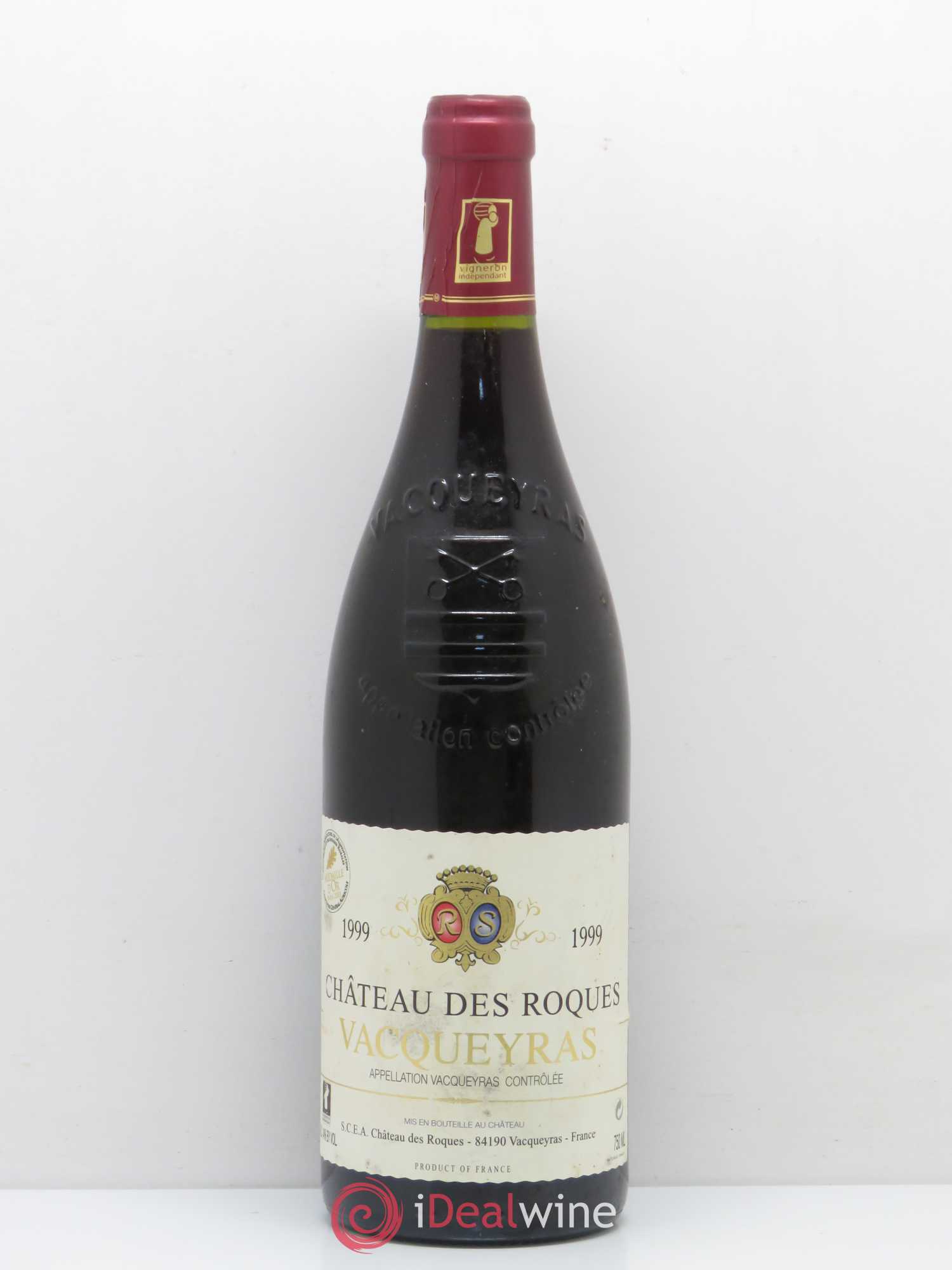 Vacqueyras Château des Roques 1999 - Posten von 1 Flasche - 0