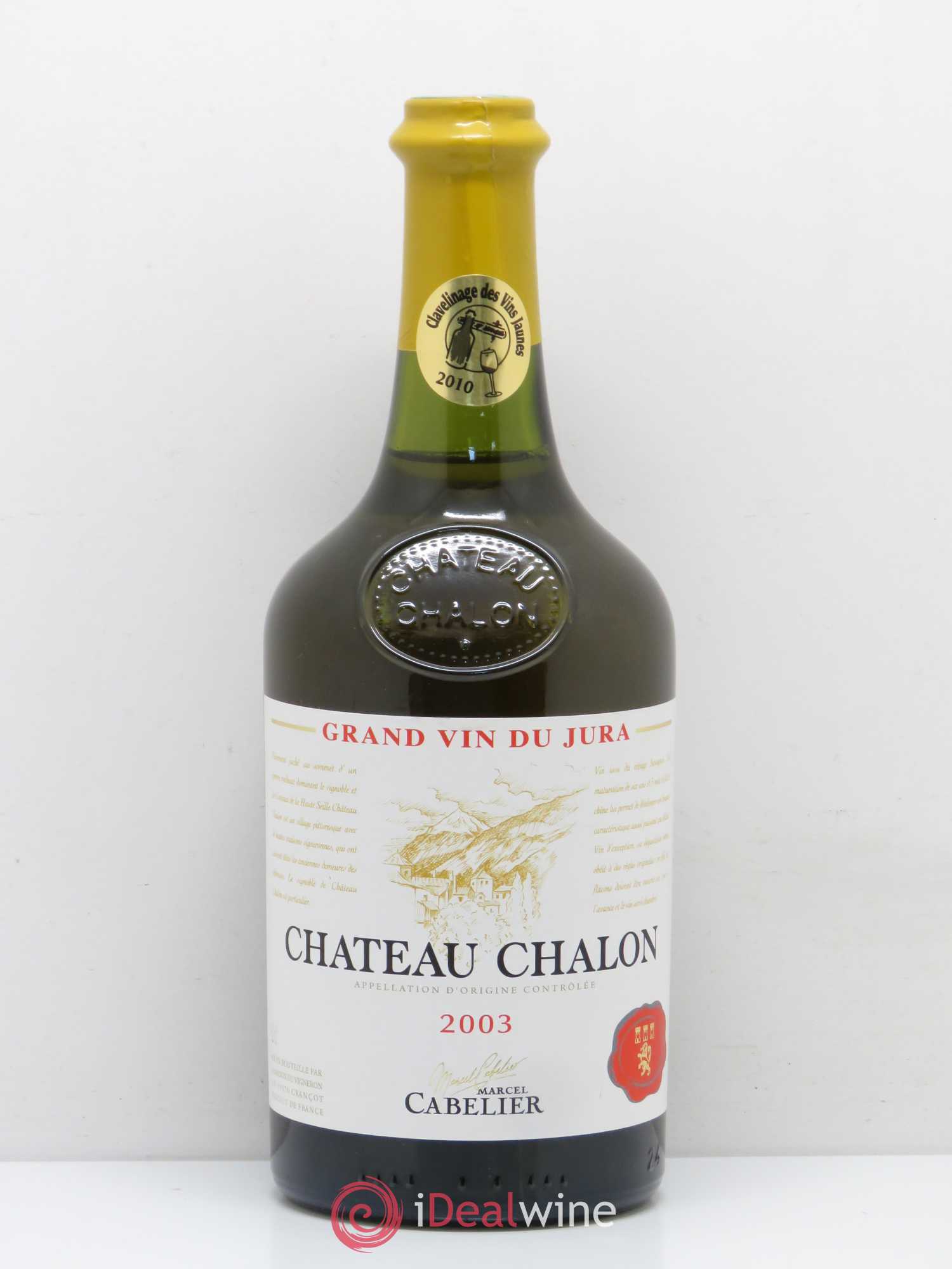 Château-Chalon Cabellier 2003 - Lot de 1 bouteille - 0