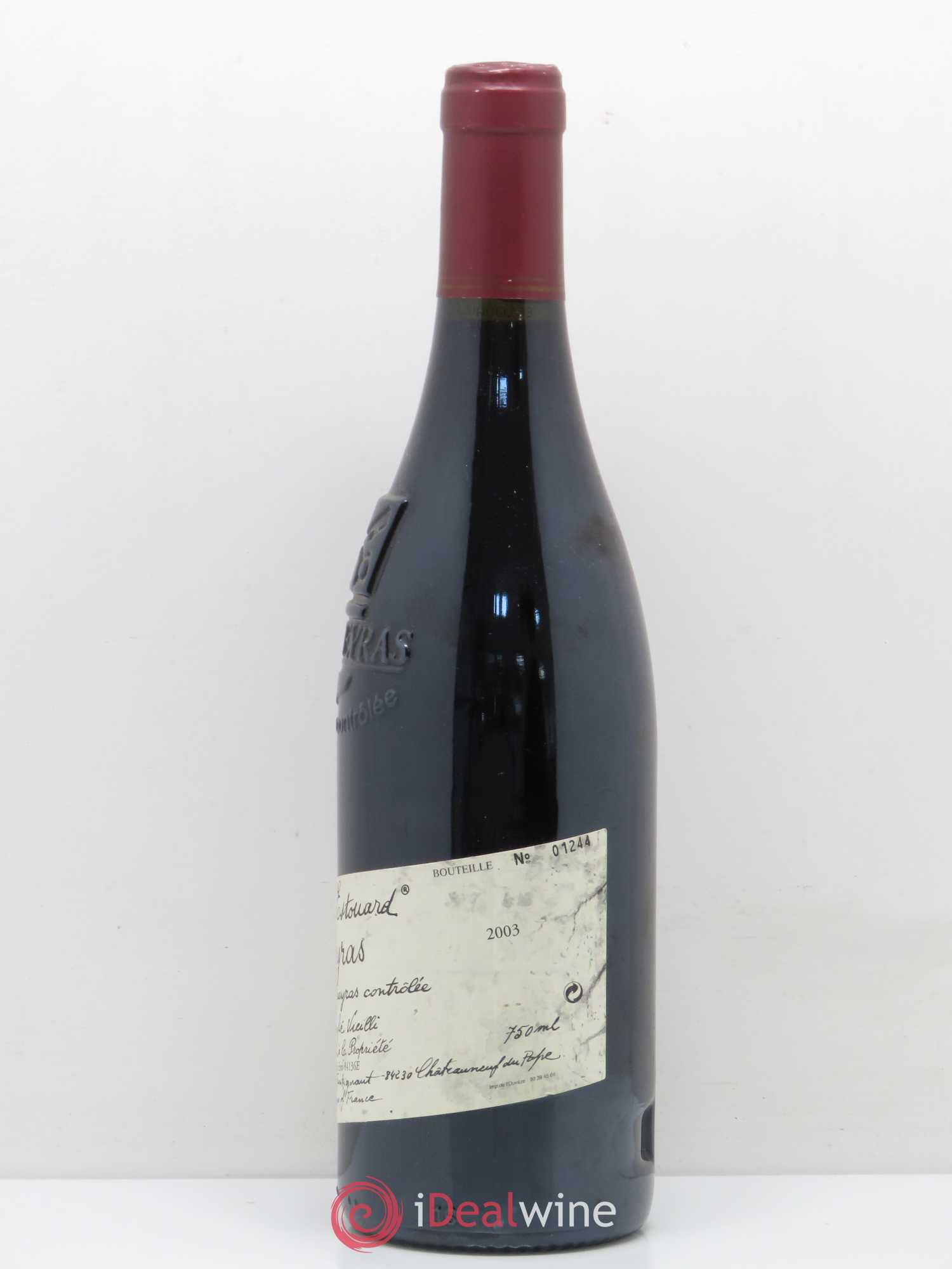 Vacqueyras Baronnie d'Estouard 2003 - Posten von 1 Flasche - 1