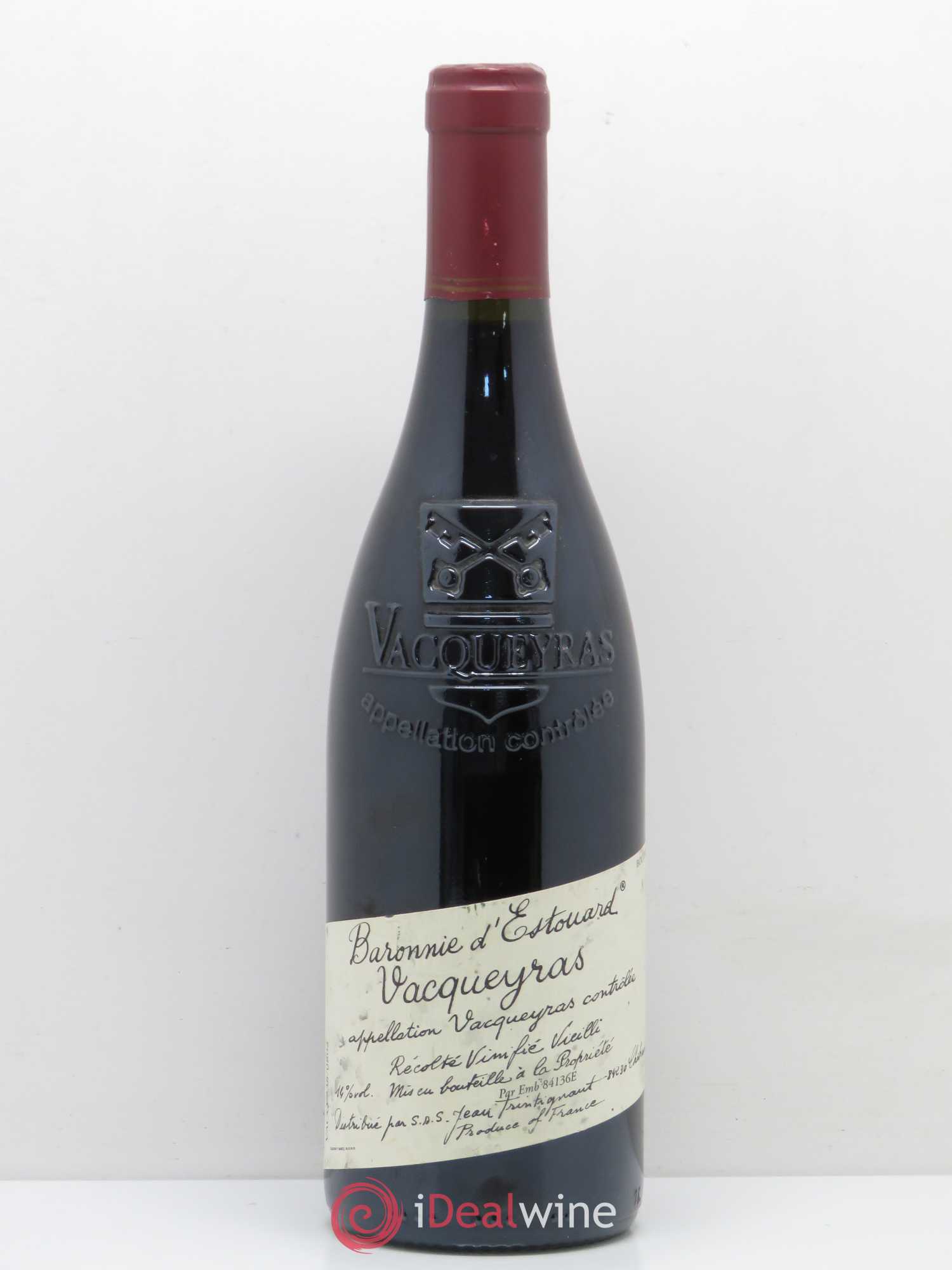 Vacqueyras Baronnie d'Estouard 2003 - Posten von 1 Flasche - 0