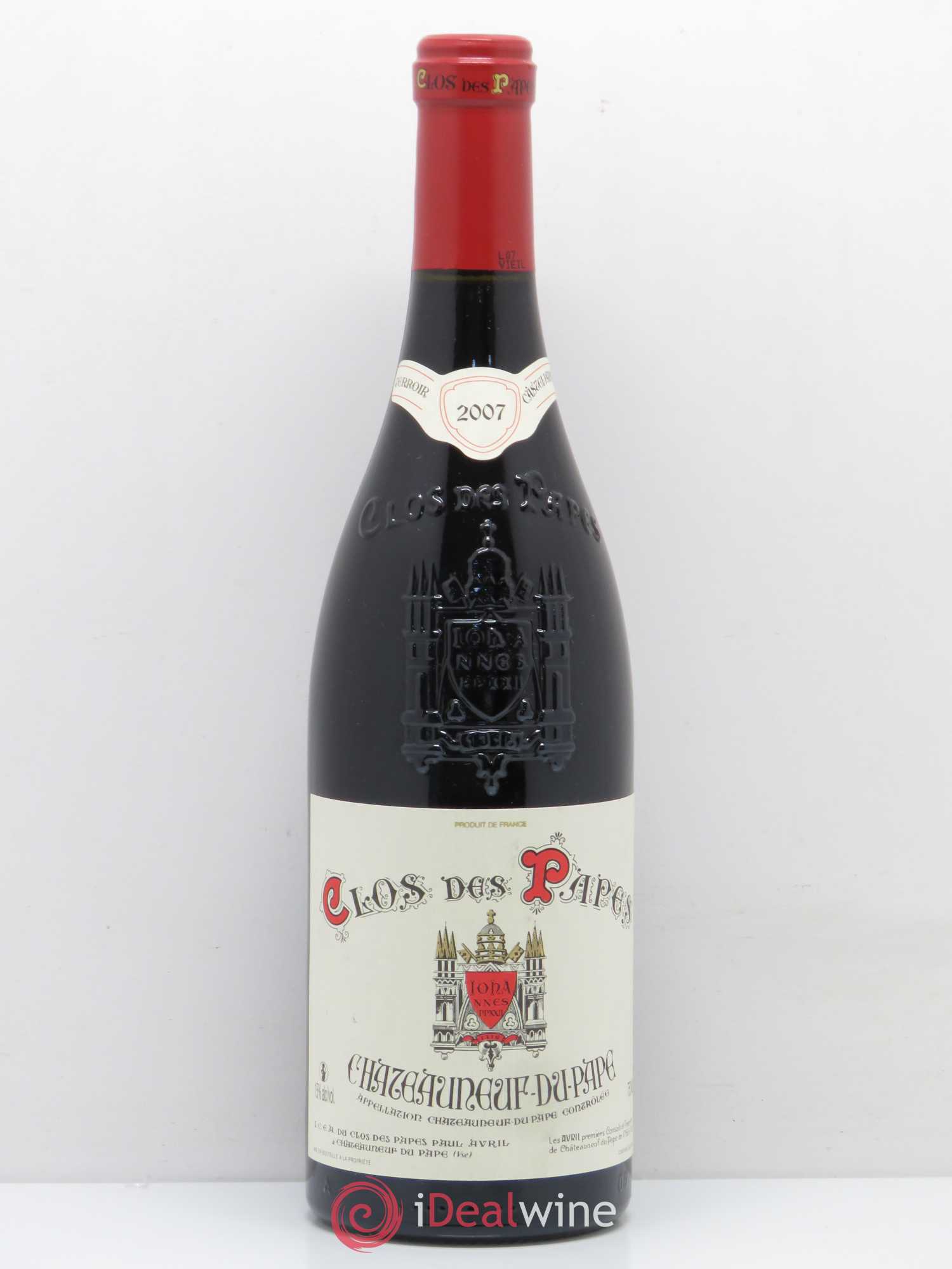 Châteauneuf-du-Pape Clos des Papes - Paul Avril 2007 - Lot de 1 bouteille - 0