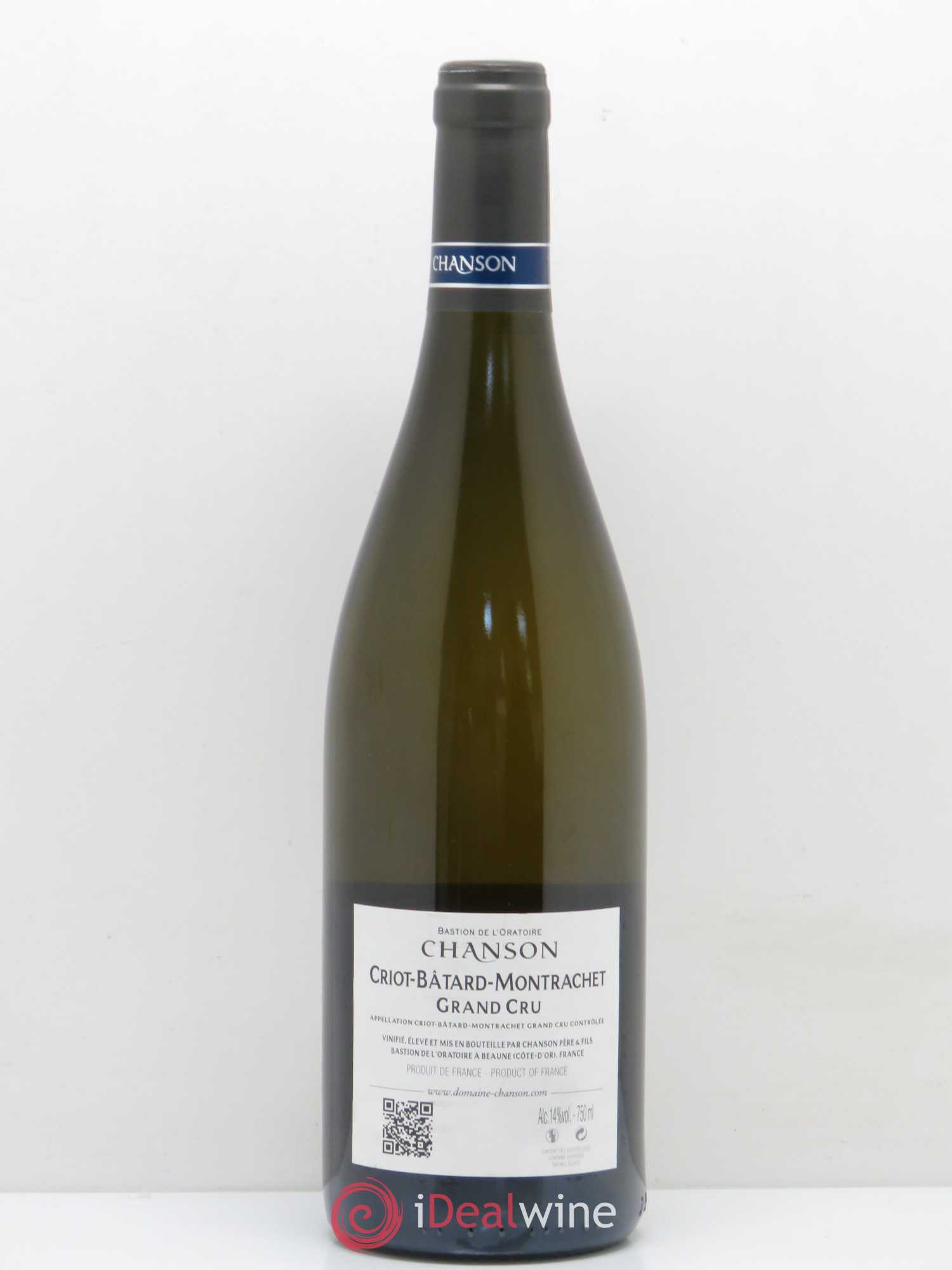 Criots-Bâtard-Montrachet Grand Cru Chanson 2009 - Lot de 1 bouteille - 1