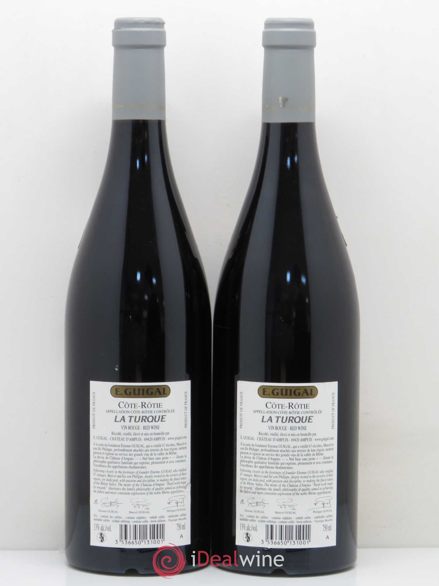 Côte-Rôtie La Turque Guigal 2009 - Lot de 2 bouteilles - 1