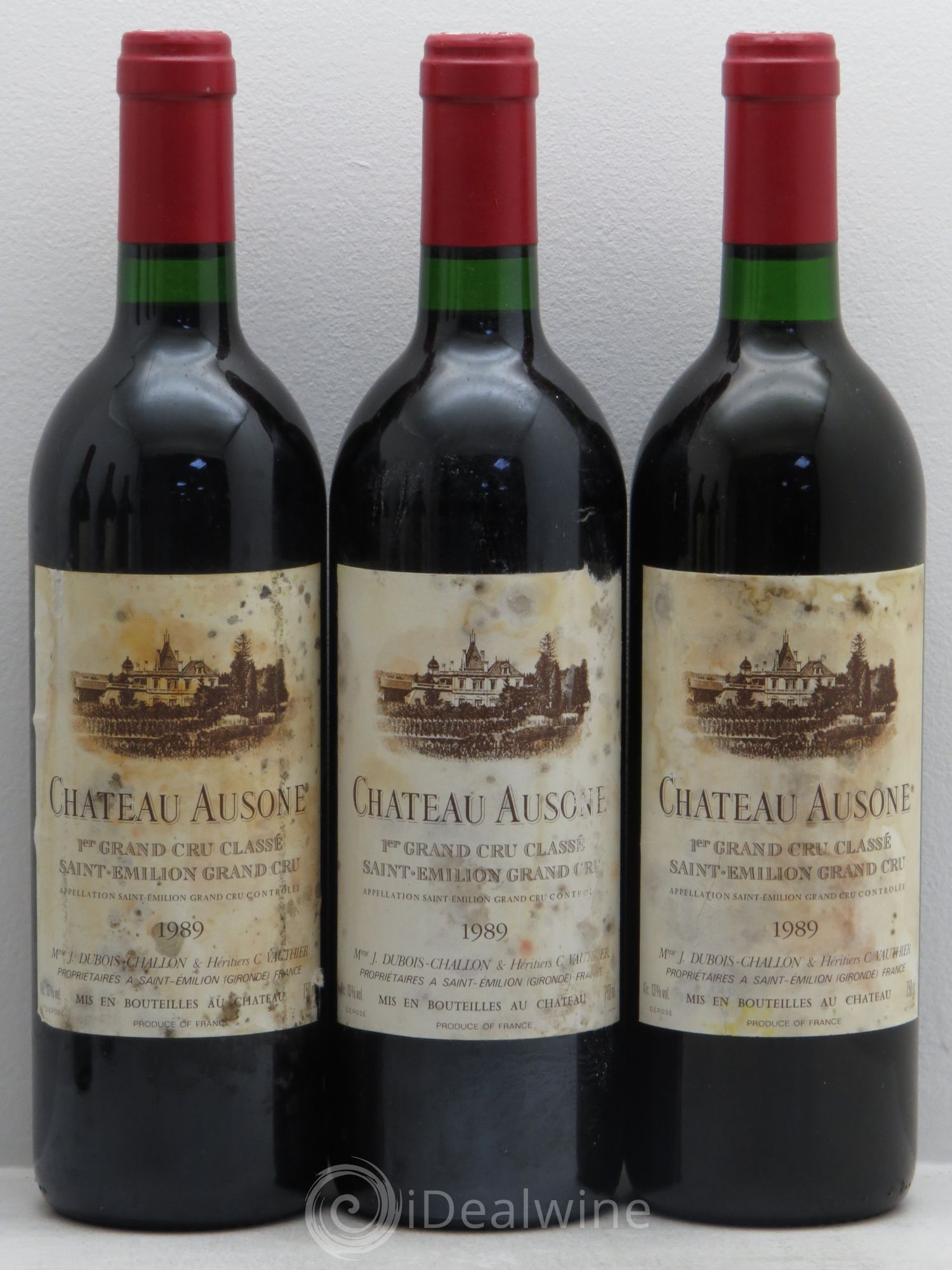 Château Ausone 1er Grand Cru Classé A 1989 - Lot de 6 bouteilles - 1