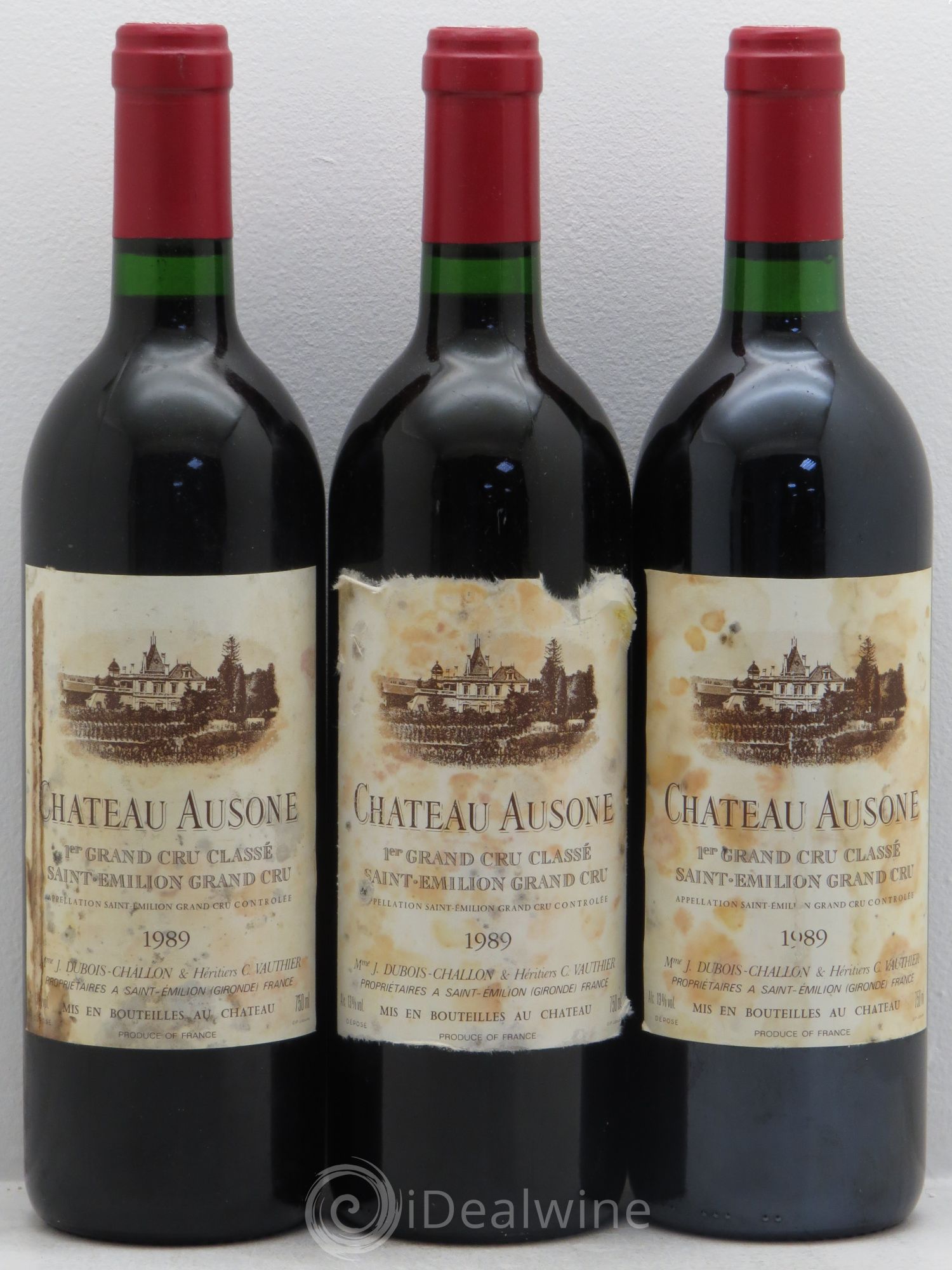 Château Ausone 1er Grand Cru Classé A 1989 - Lot de 6 bouteilles - 2