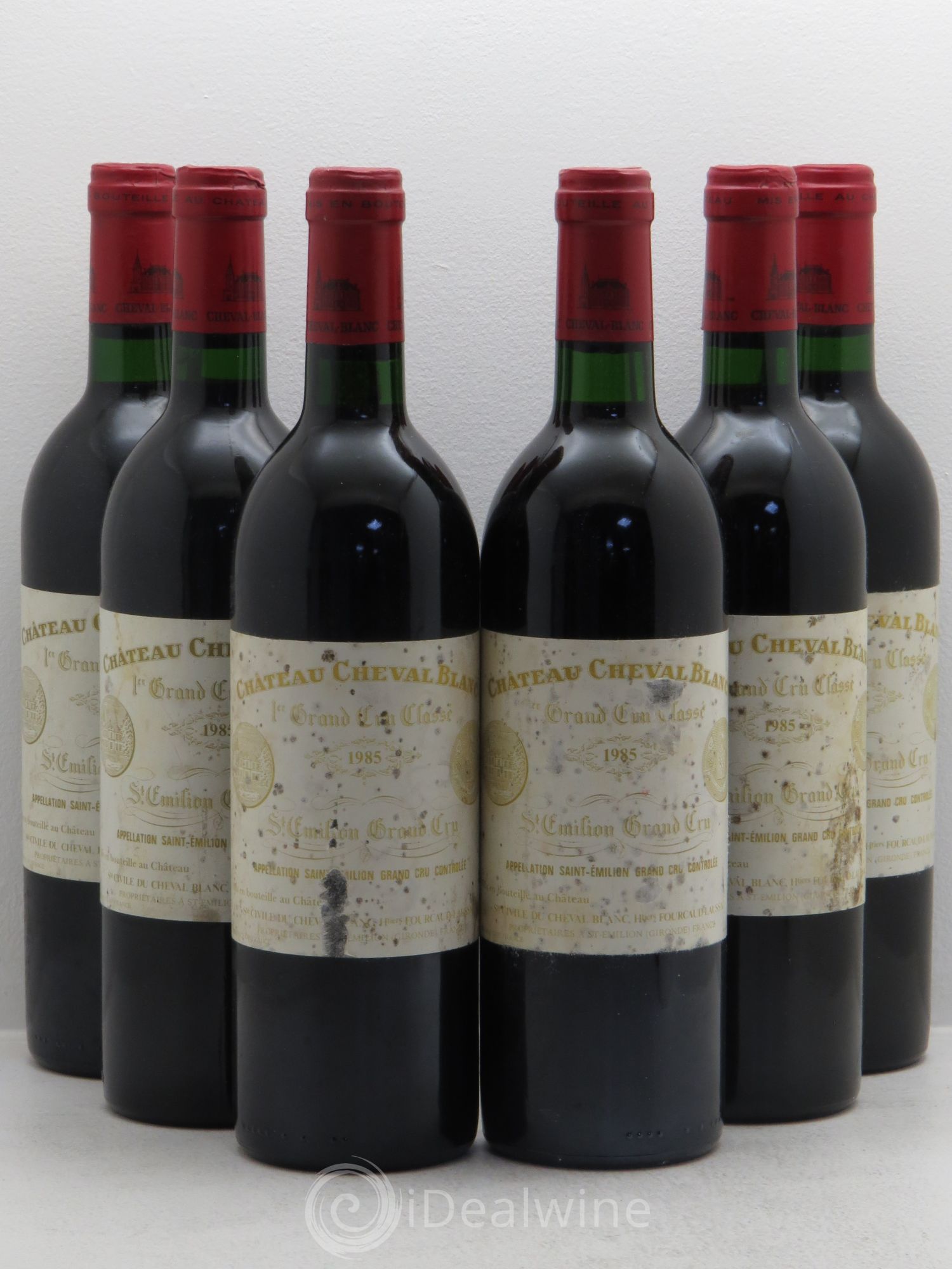 Château Cheval Blanc 1er Grand Cru Classé A 1985 - Lot de 6 bouteilles - 0