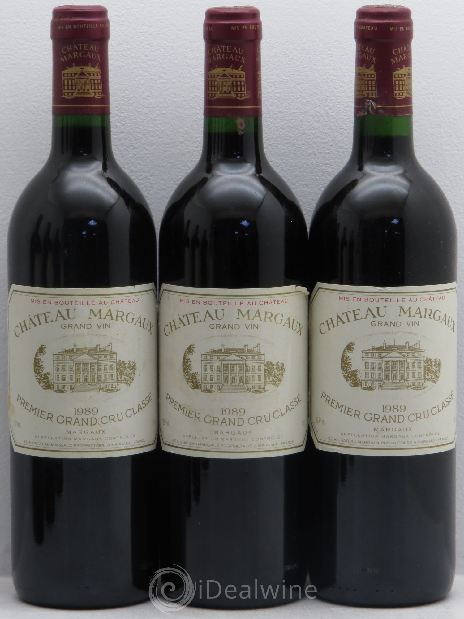 Château Margaux 1er Grand Cru Classé 1989 - Lot de 6 bouteilles - 1