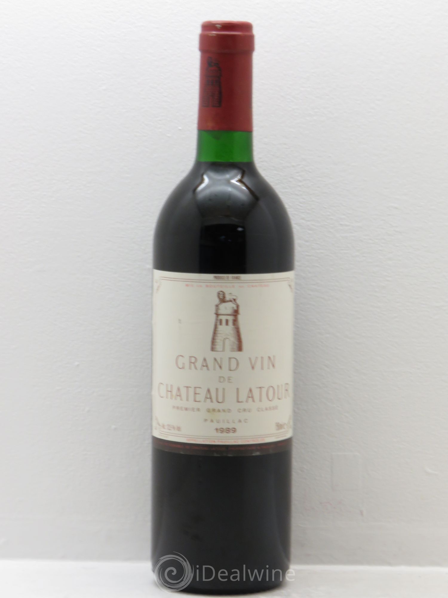 Château Latour 1er Grand Cru Classé 1989 - Lot de 1 bouteille - 0