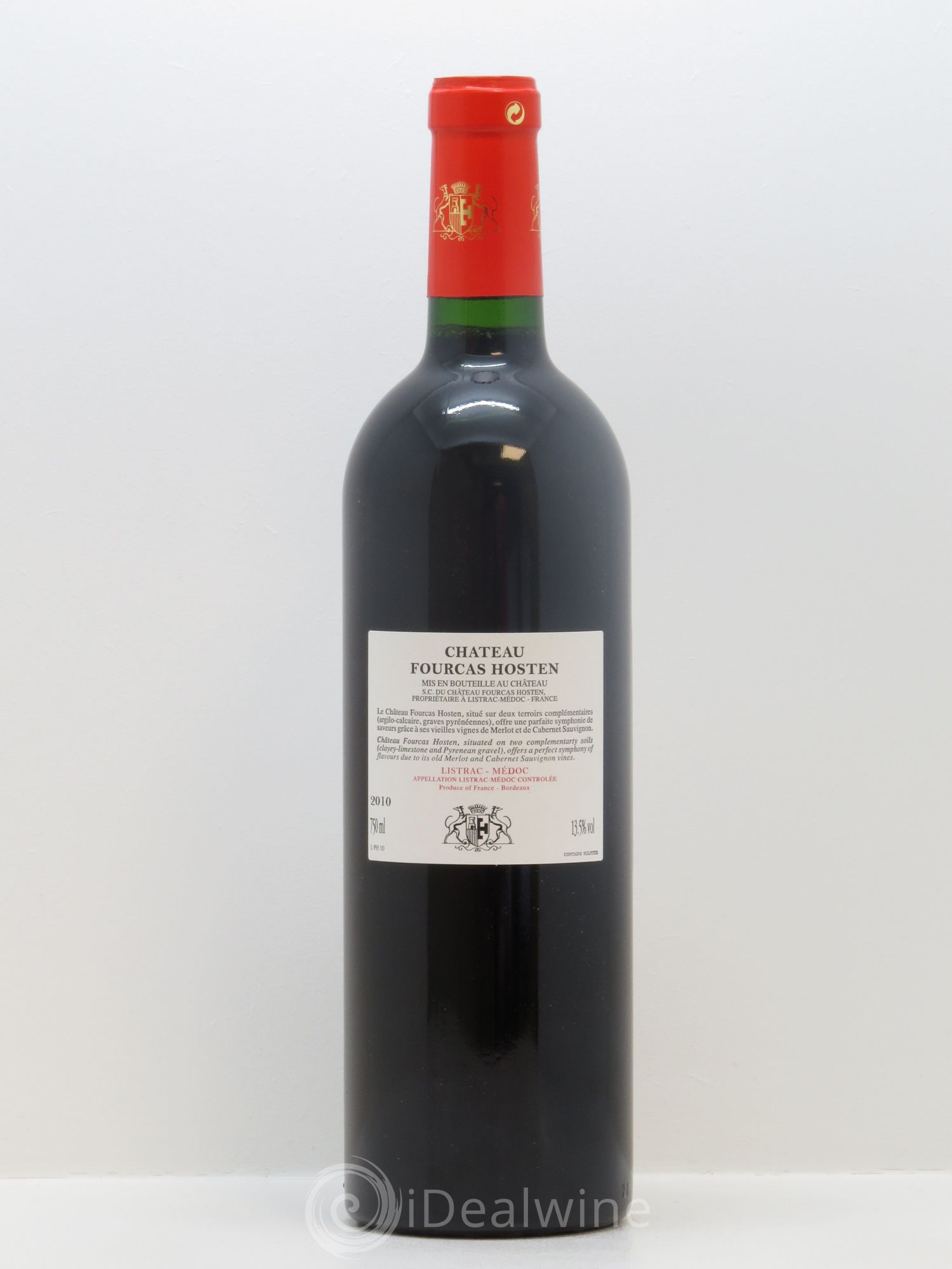 Château Fourcas Hosten Cru Bourgeois 2010 - Lot de 1 bouteille - 1