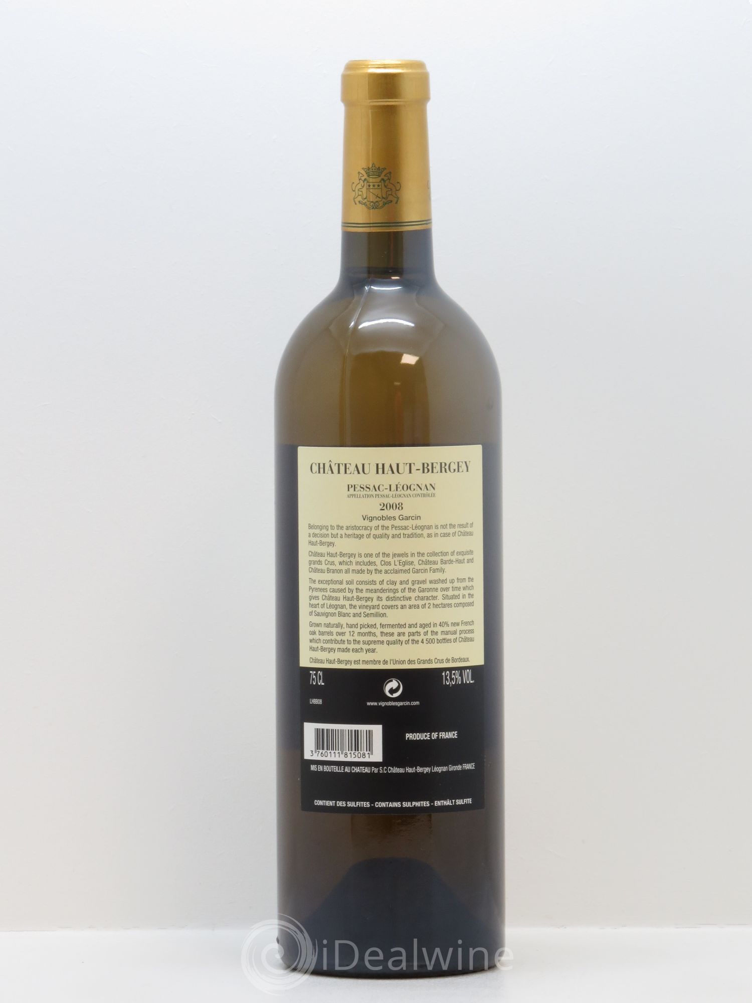 Château Haut-Bergey 2008 - Lot de 1 bouteille - 1
