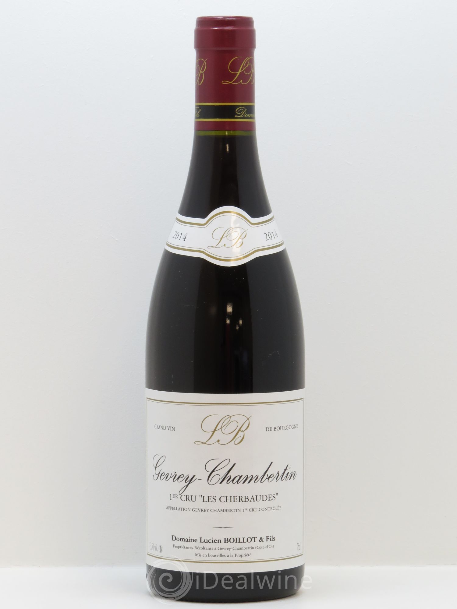 Gevrey-Chambertin 1er Cru Les Cherbaudes Lucien Boillot & Fils (Domaine) 2014 - Lot de 1 bouteille - 0