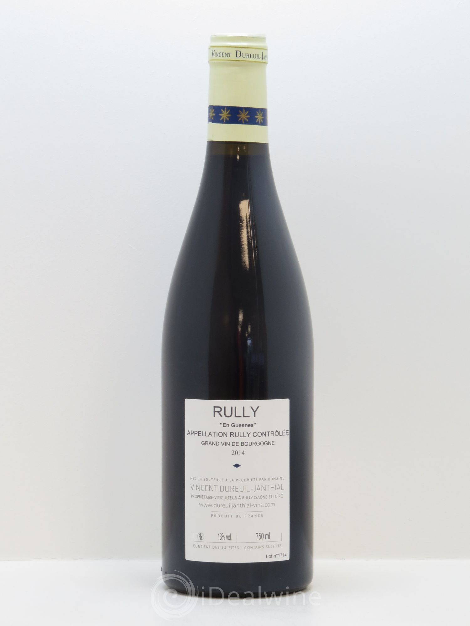 Rully En Guesnes Vincent Dureuil-Janthial 2014 - Posten von 1 Flasche - 1