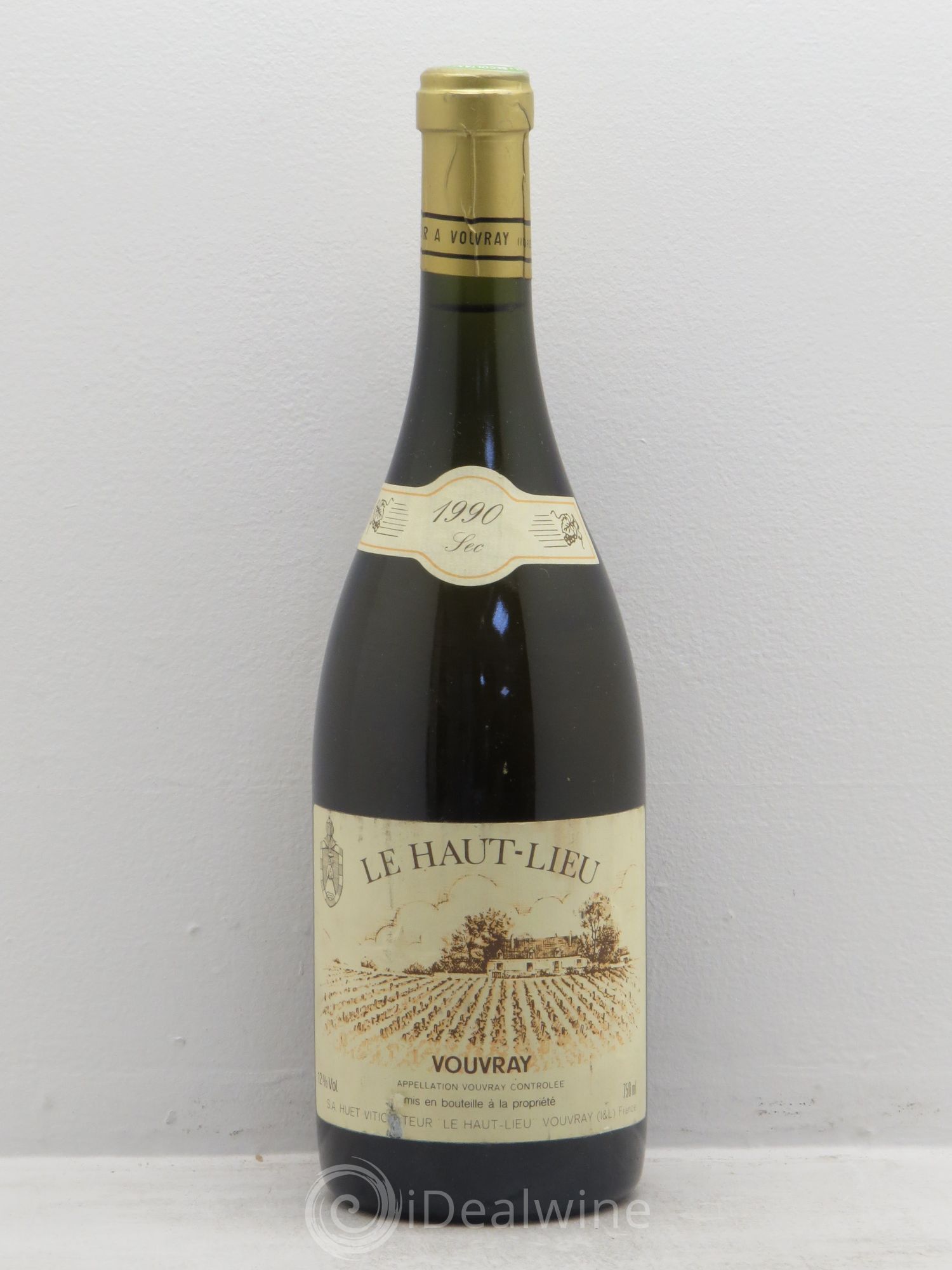 Vouvray Le Haut-Lieu Sec Domaine Huet 1990 - Posten von 1 Flasche - 0