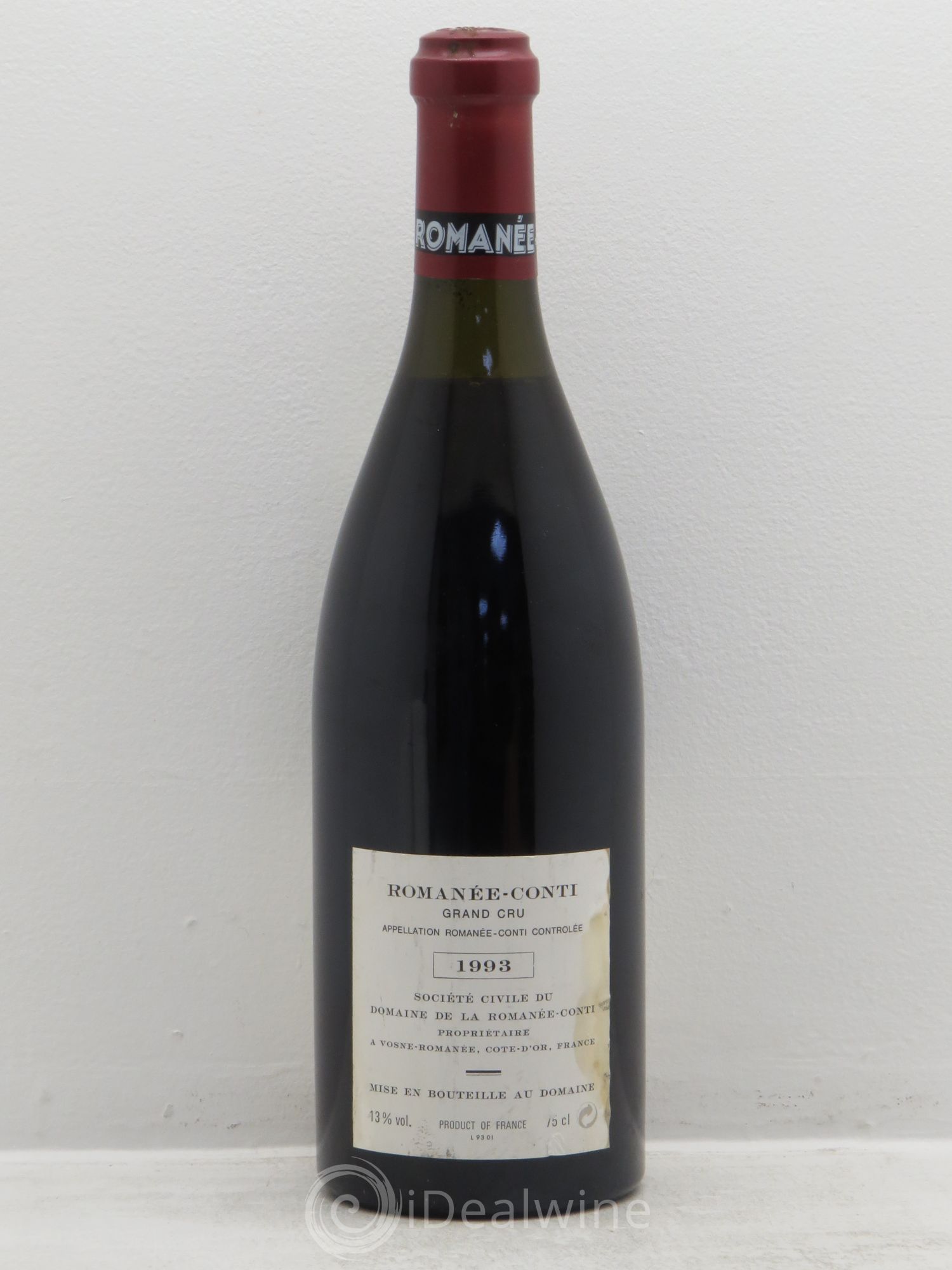Romanée-Conti Grand Cru Domaine de la Romanée-Conti 1993 - Lot de 1 bouteille - 1
