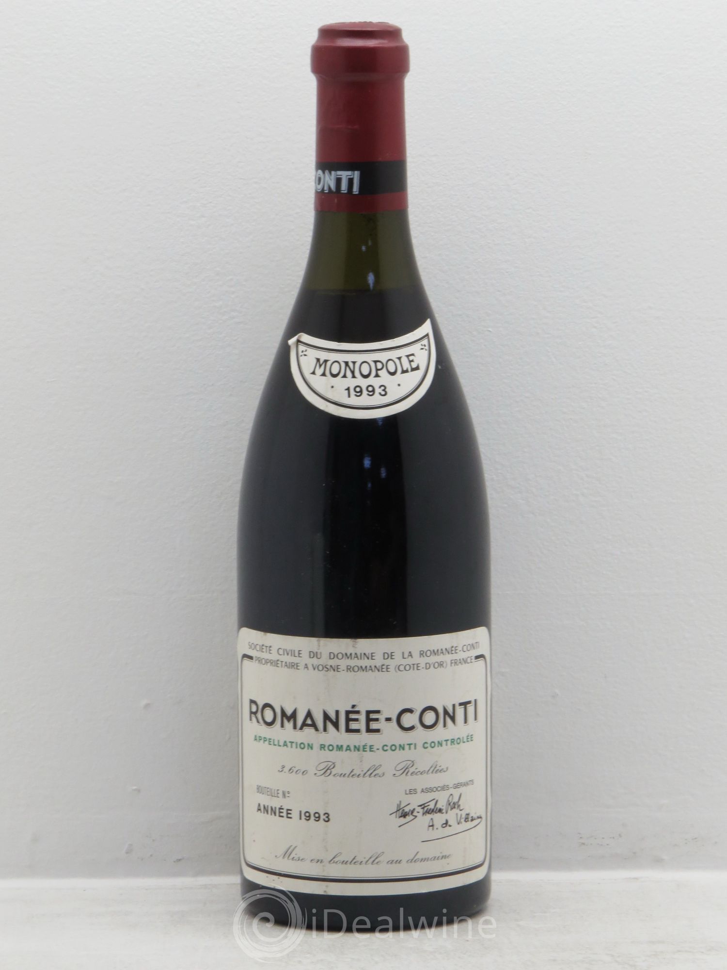 Romanée-Conti Grand Cru Domaine de la Romanée-Conti 1993 - Lot de 1 bouteille - 0