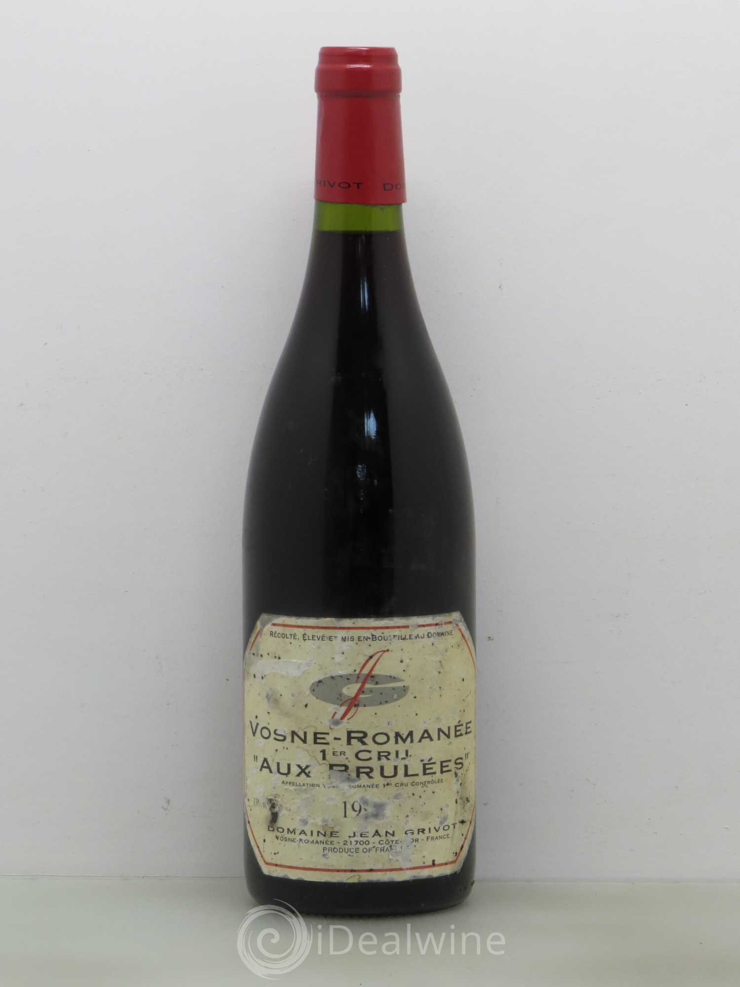 Vosne-Romanée 1er Cru Aux Brûlées Jean Grivot 1995 - Lot de 1 bouteille - 0